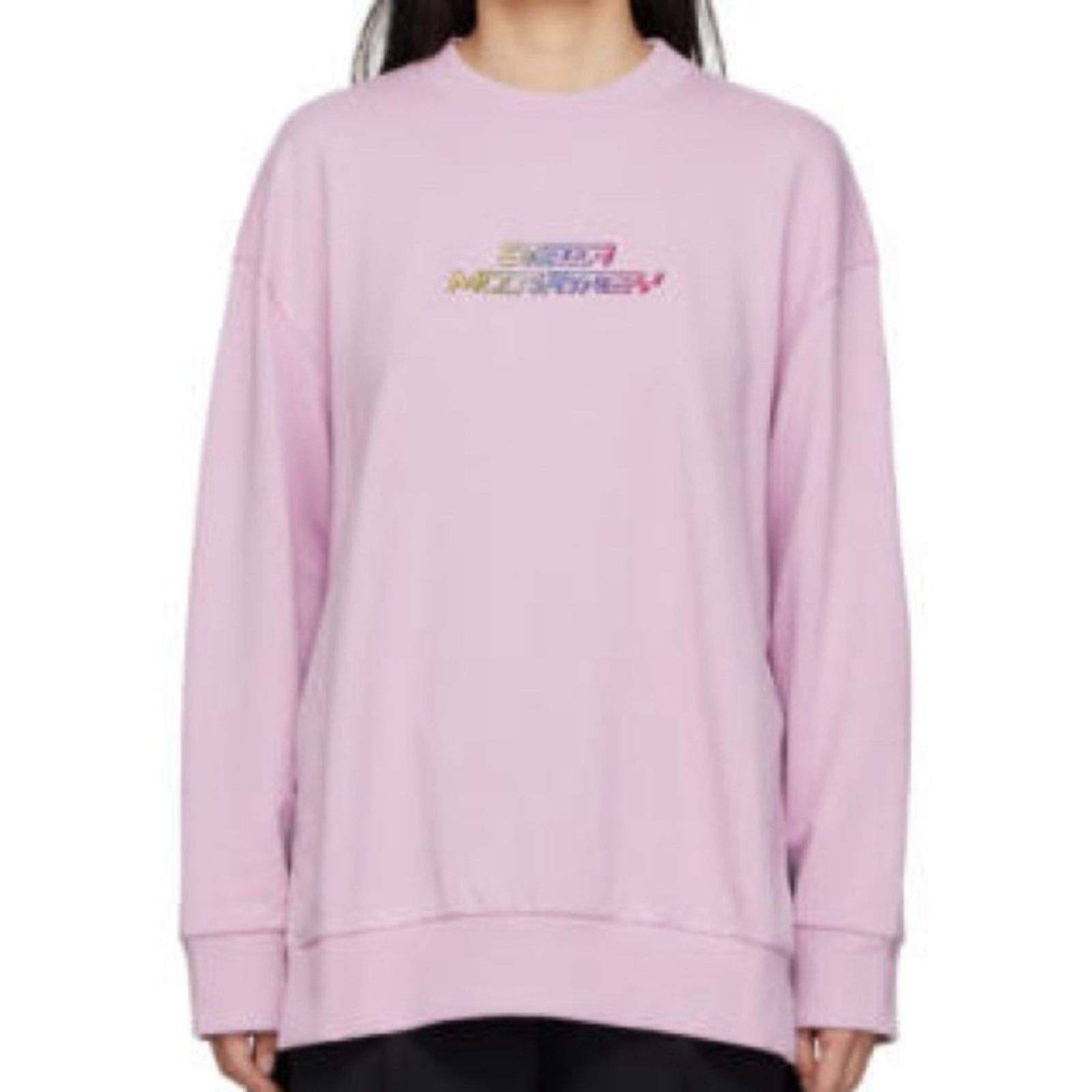 Stella McCartney Stella McCartney Purple Logo Sweatshirt - Medium $725 Size M / US 6-8 / IT 42-44 - 1 Thumbnail