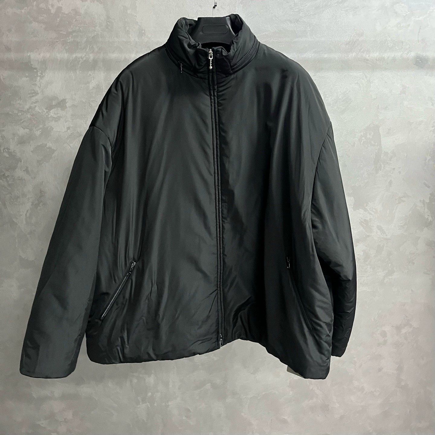 Balenciaga Black Zip-Up Puffer Jacket - dmc