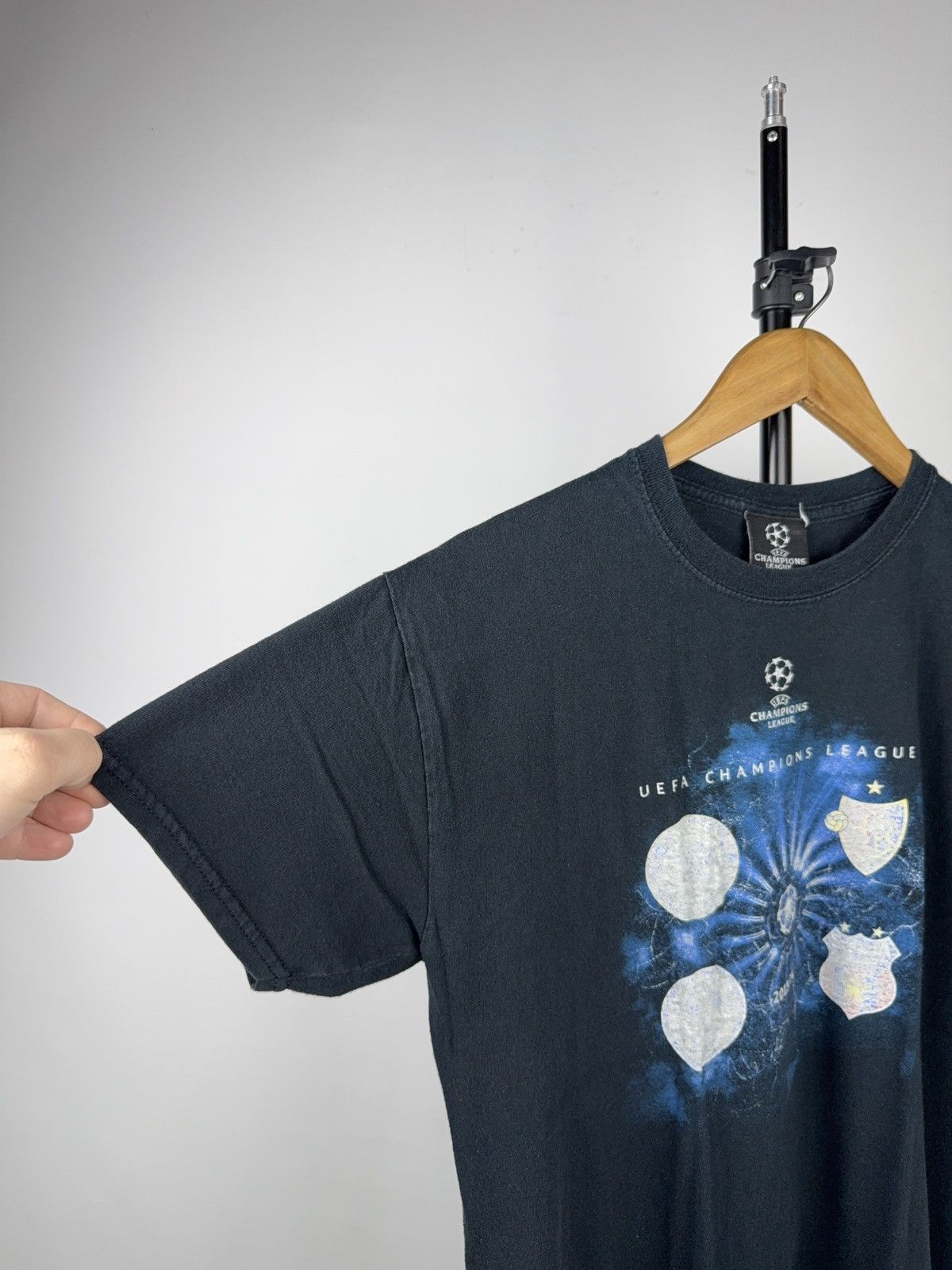 UEFA 00s Vintage UEFA Champions League 2013/14 Graphic T-Shirt Size US M / EU 48-50 / 2 - 2 Thumbnail