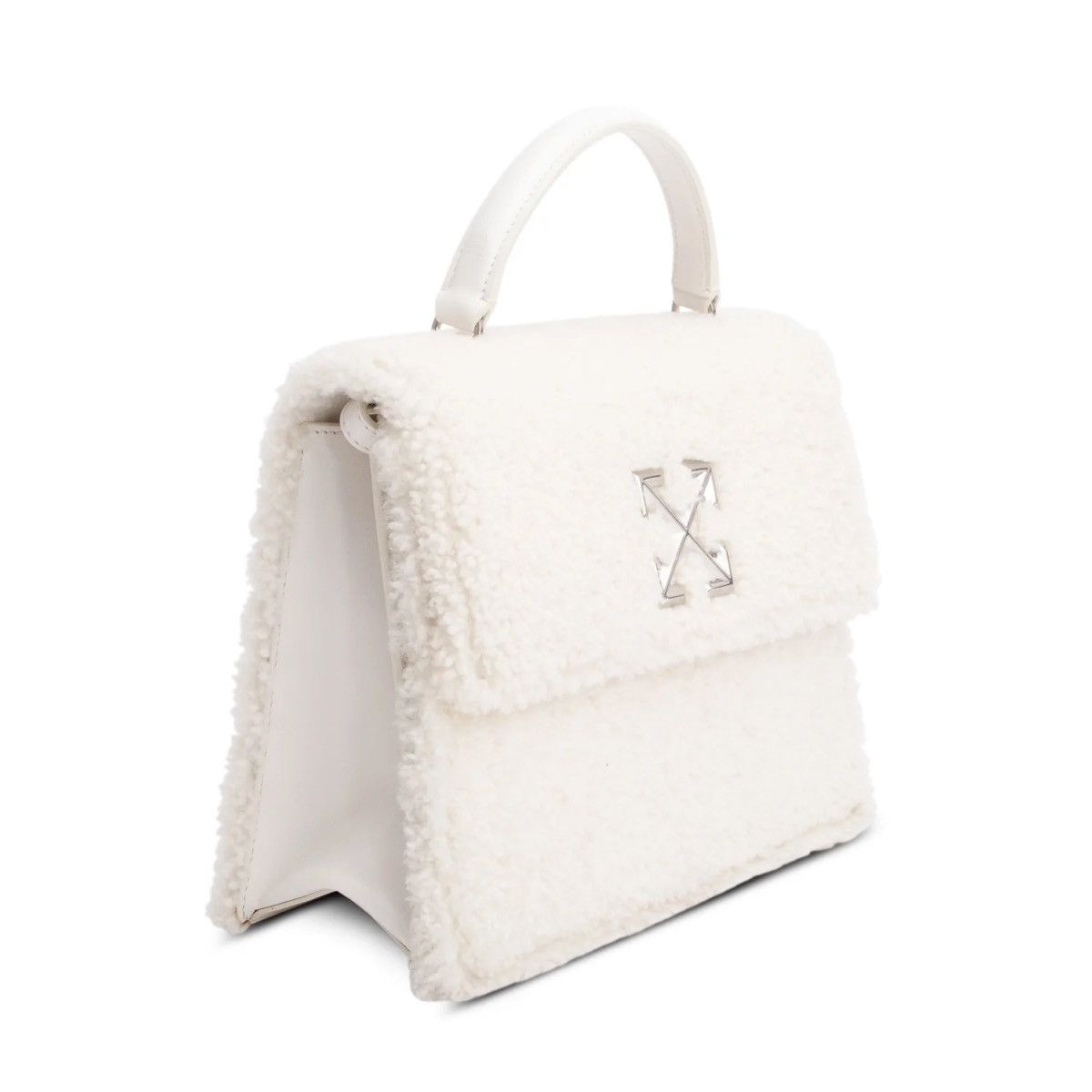 Off-White Off-White White Shearling 2.8 Jitney Bag Size ONE SIZE - 4 Thumbnail