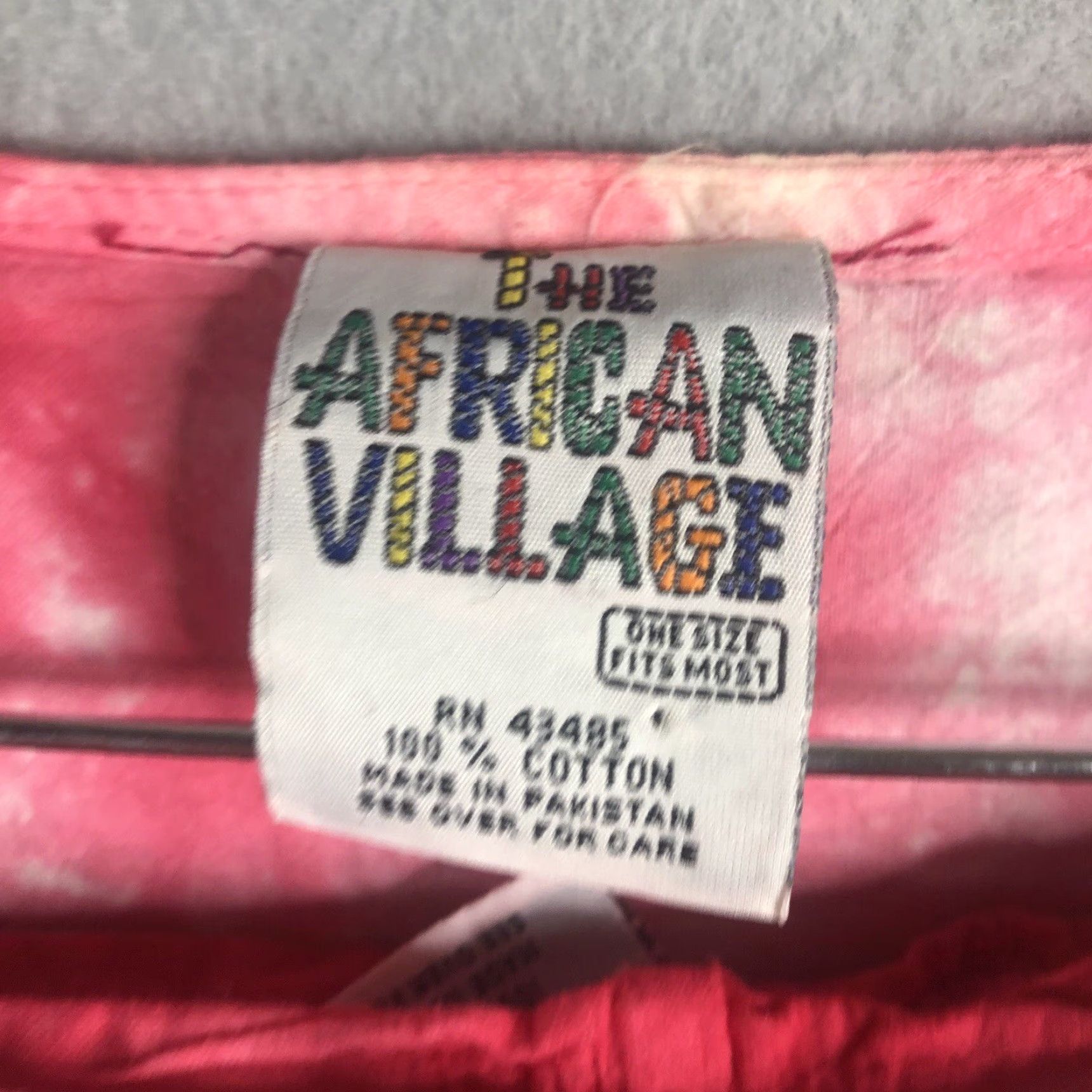 Vintage VINTAGE? No. The African Village Frock Womens One Size Tie Dye Hippie Artsy Boho Set NEW Size US 4 / IT 34 - 7 Thumbnail