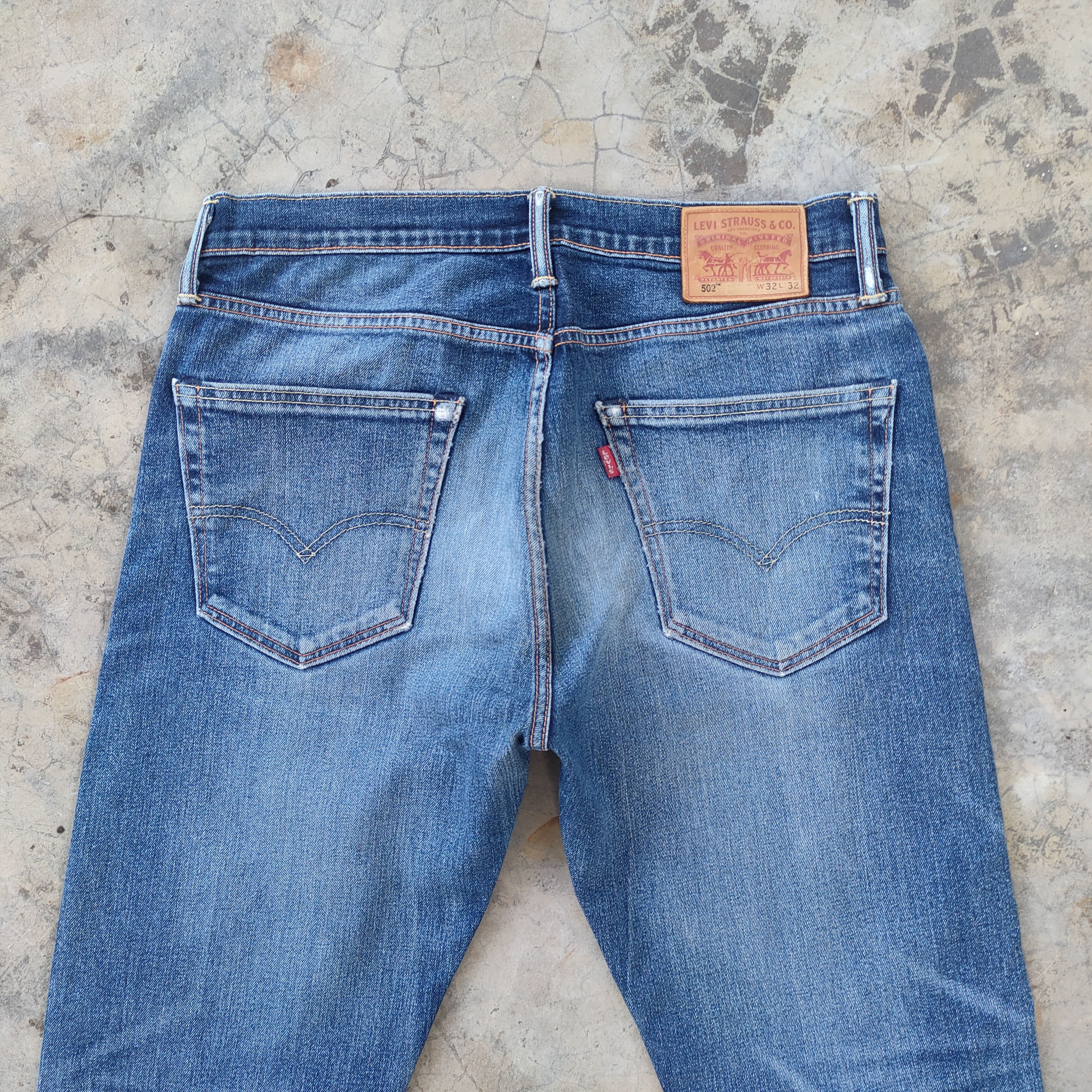 Jean × Levi's W32 VINTAGE LEVI'S 502 FADED DISTRESSED RIPPED JEANS PANTS Size US 32 / EU 48 - 9 Thumbnail