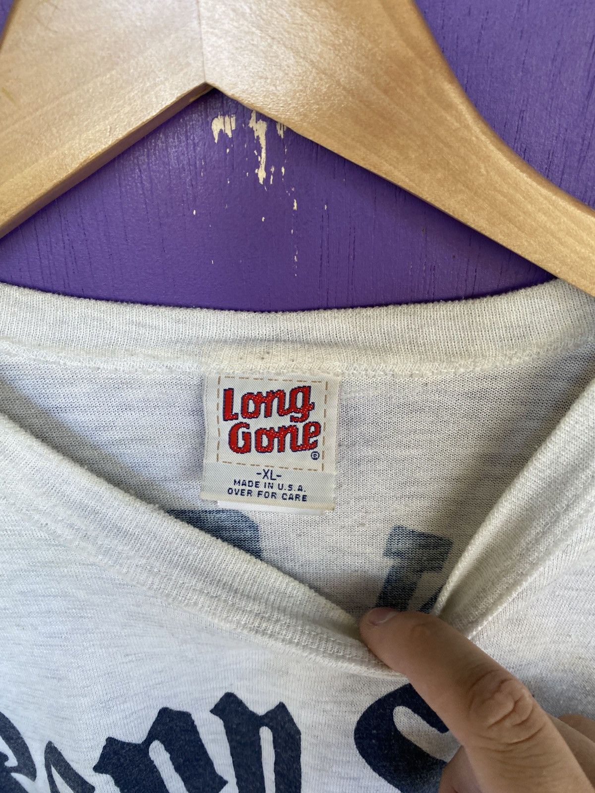 Other Vintage 90s Long Gone Penn state Nittany lions long-sleeve Size US XL / EU 56 / 4 - 4 Thumbnail