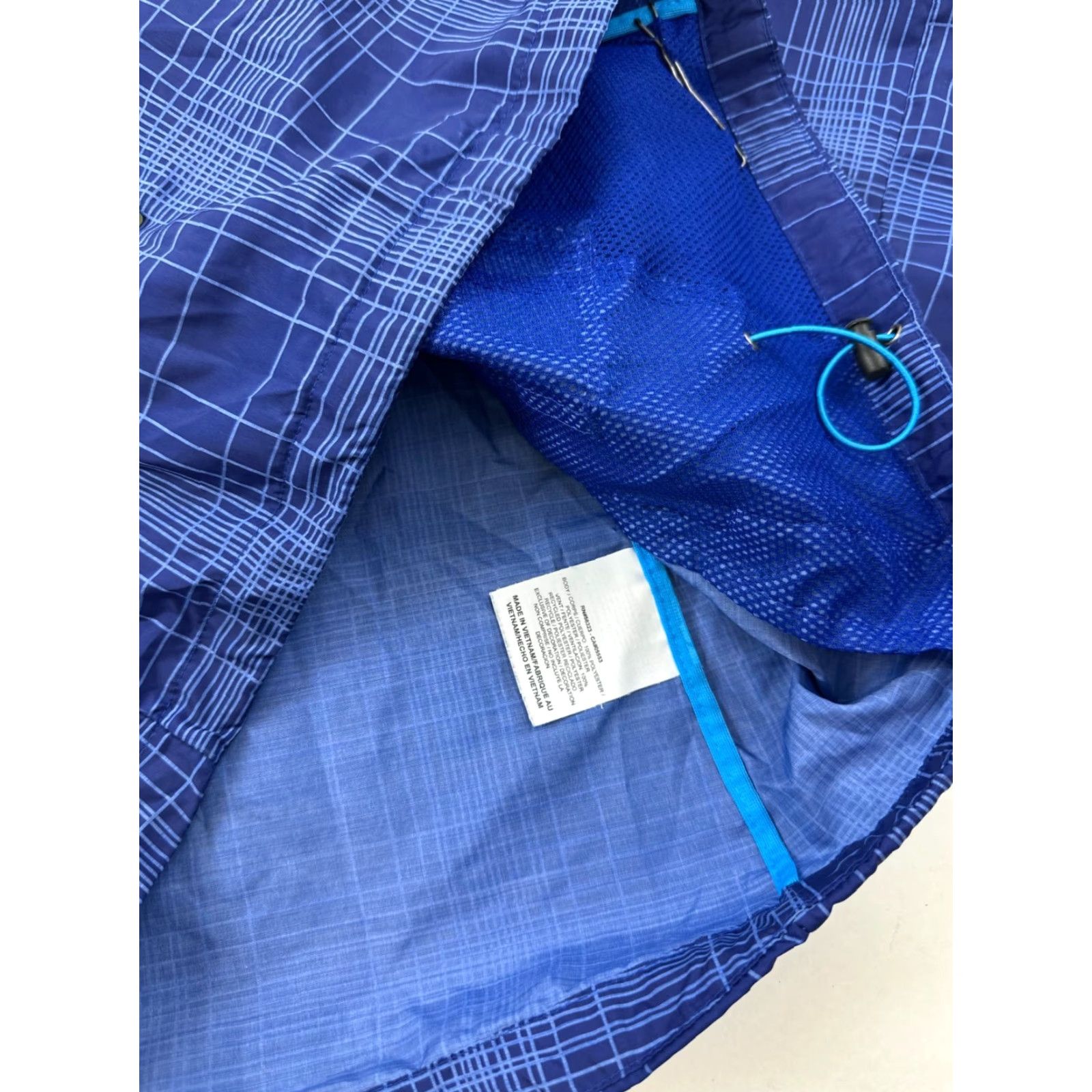Nike Nike Jacket Women M Blue Plaid Windbreaker Lined Full Zipper Running Casual Activewear Outdoor Fall Winter Size M / US 6-8 / IT 42-44 - 3 Thumbnail