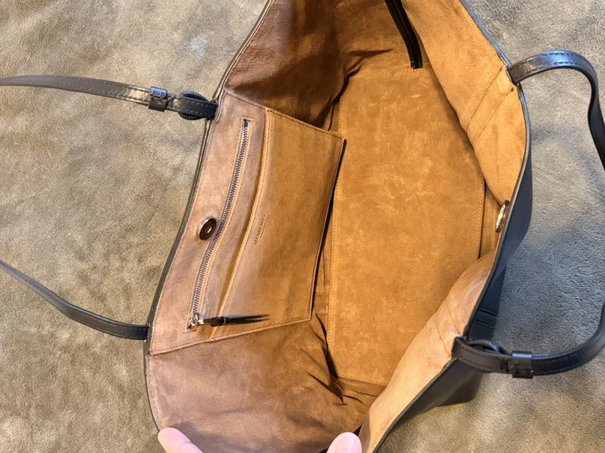 Jacquemus Jacquemus The Marino Leather Tote Size ONE SIZE - 6 Thumbnail