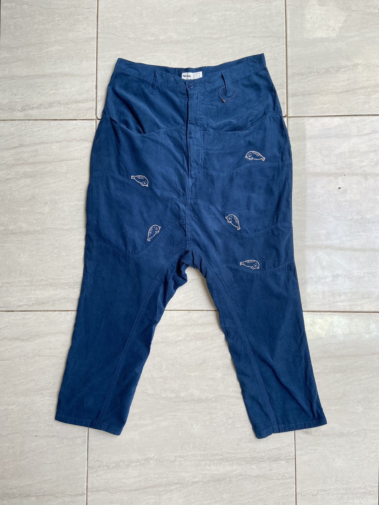 Issey Miyake NE-NET Blue Balloon Pants Size US 30 / EU 46 - 8 Thumbnail