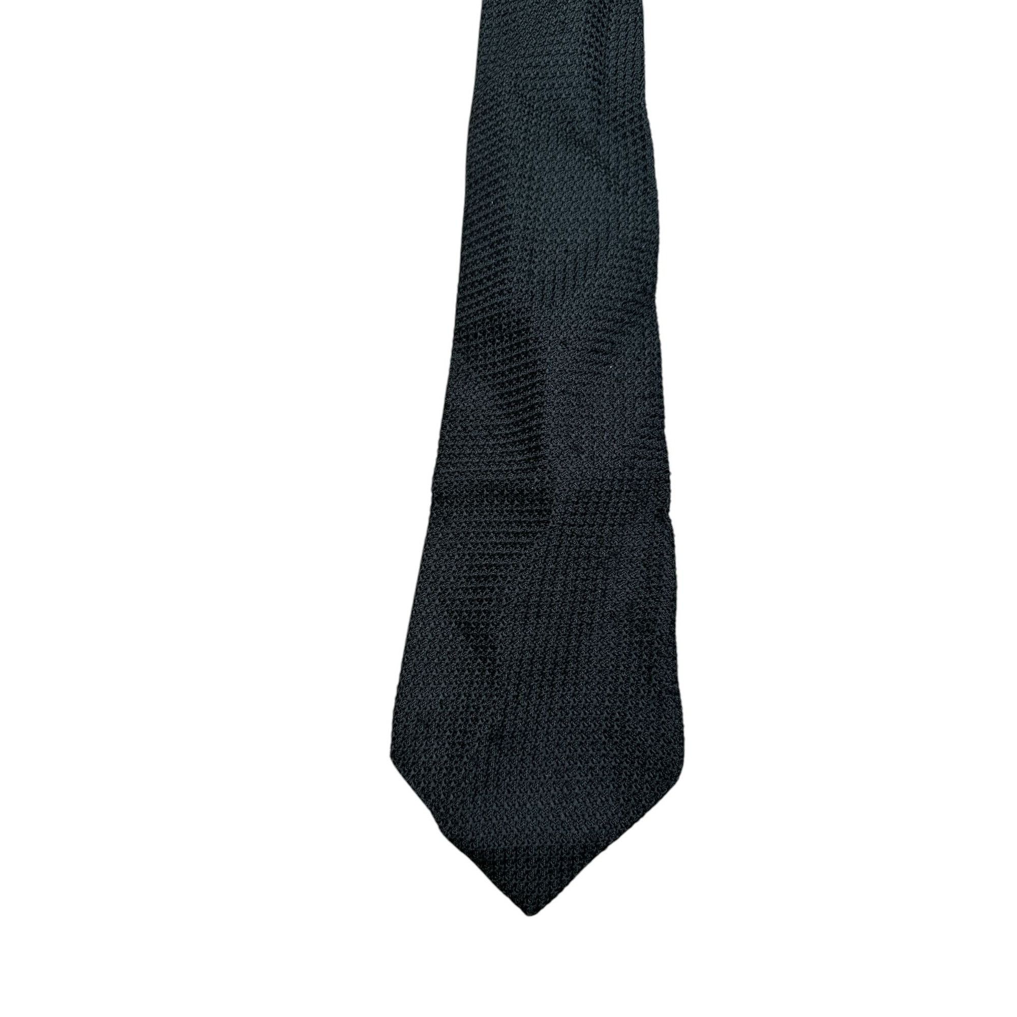 Ralph Lauren Purple Label Black Silk Tie Size ONE SIZE - 4 Thumbnail