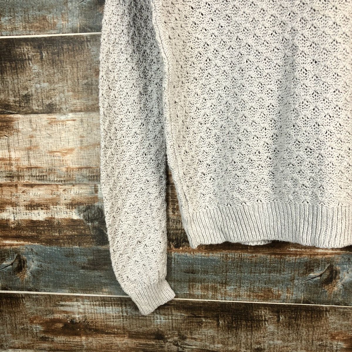 Designer × Homespun Knitwear Comptoir Des Cotonniers Grey Knitwear #A1682 Size M / US 6-8 / IT 42-44 - 7 Thumbnail
