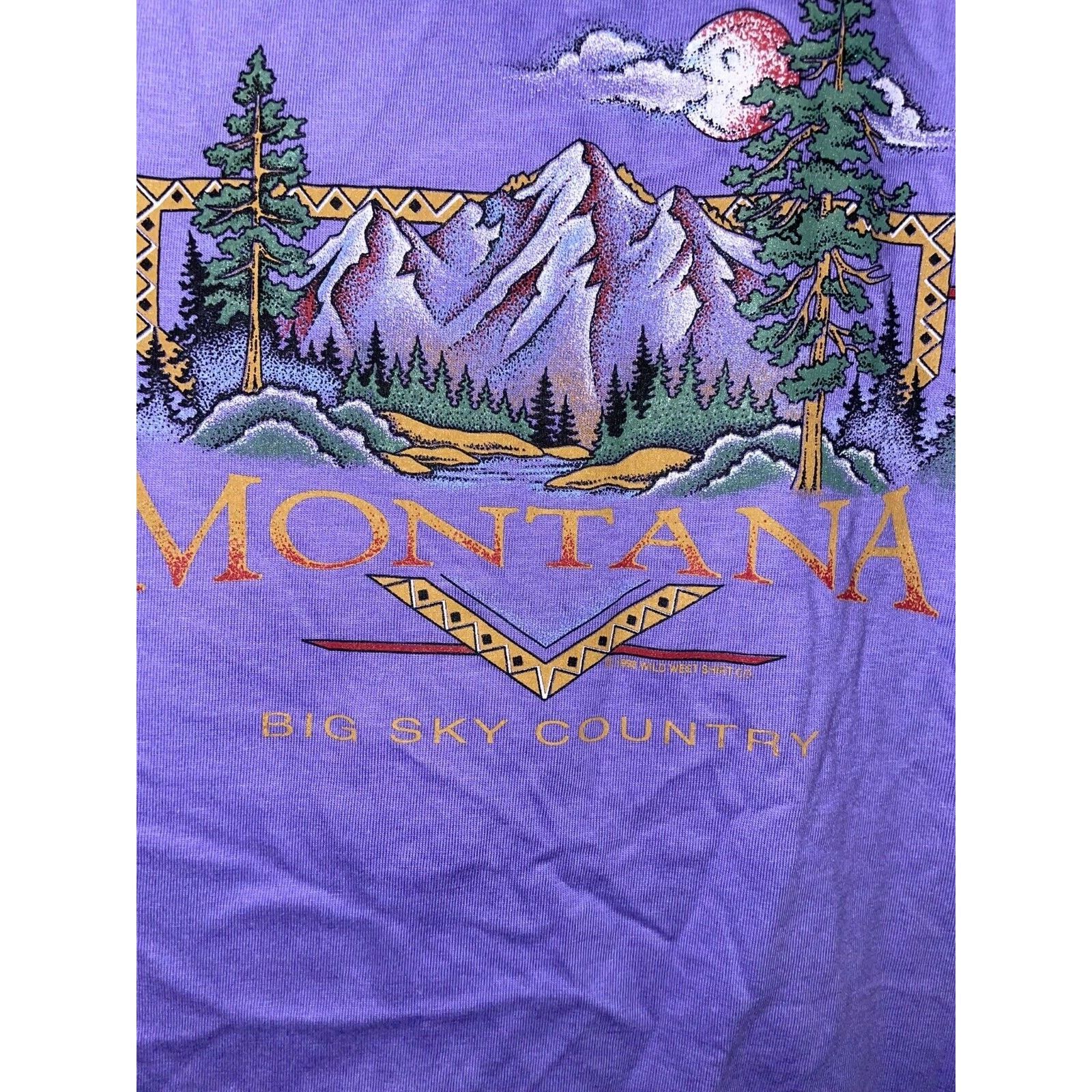 Jerzees Vintage Jerzees Montana Shirt Big Sky Country Tee VTG 90s L Size US L / EU 52-54 / 3 - 6 Thumbnail