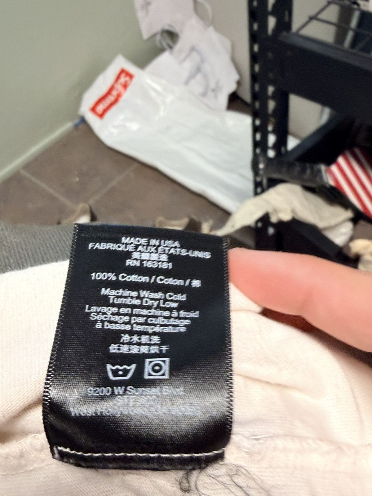 Rhude Rhude White & Black Raglan T Size US L / EU 52-54 / 3 - 5 Thumbnail