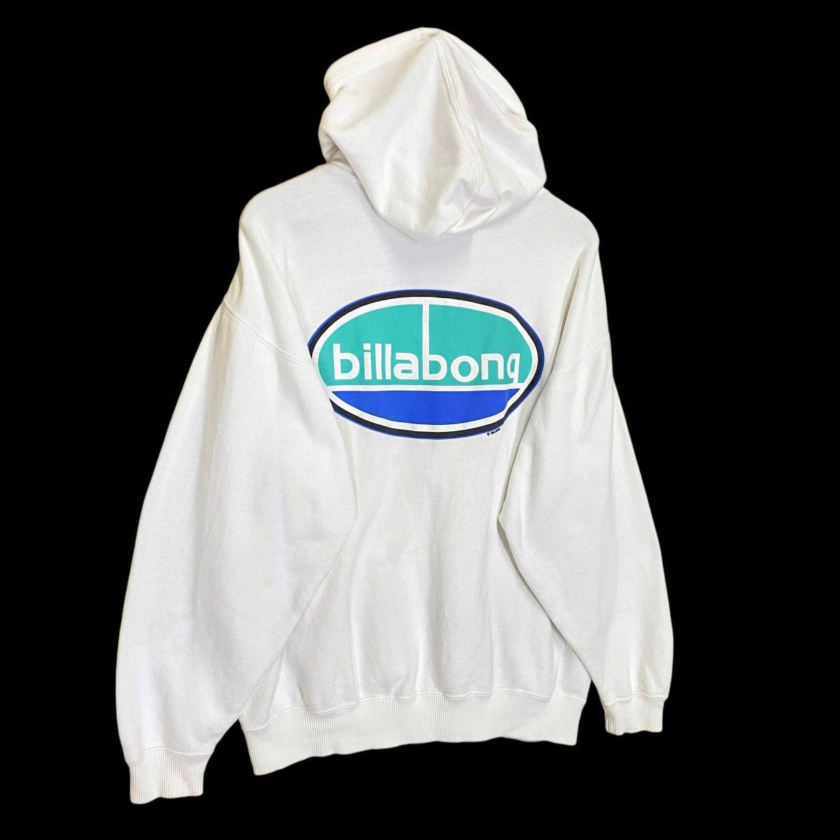 Billabong × Vintage Vintage 90s Billabong Big Logo Pullover Hoodie Size US M / EU 48-50 / 2 - 2 Thumbnail