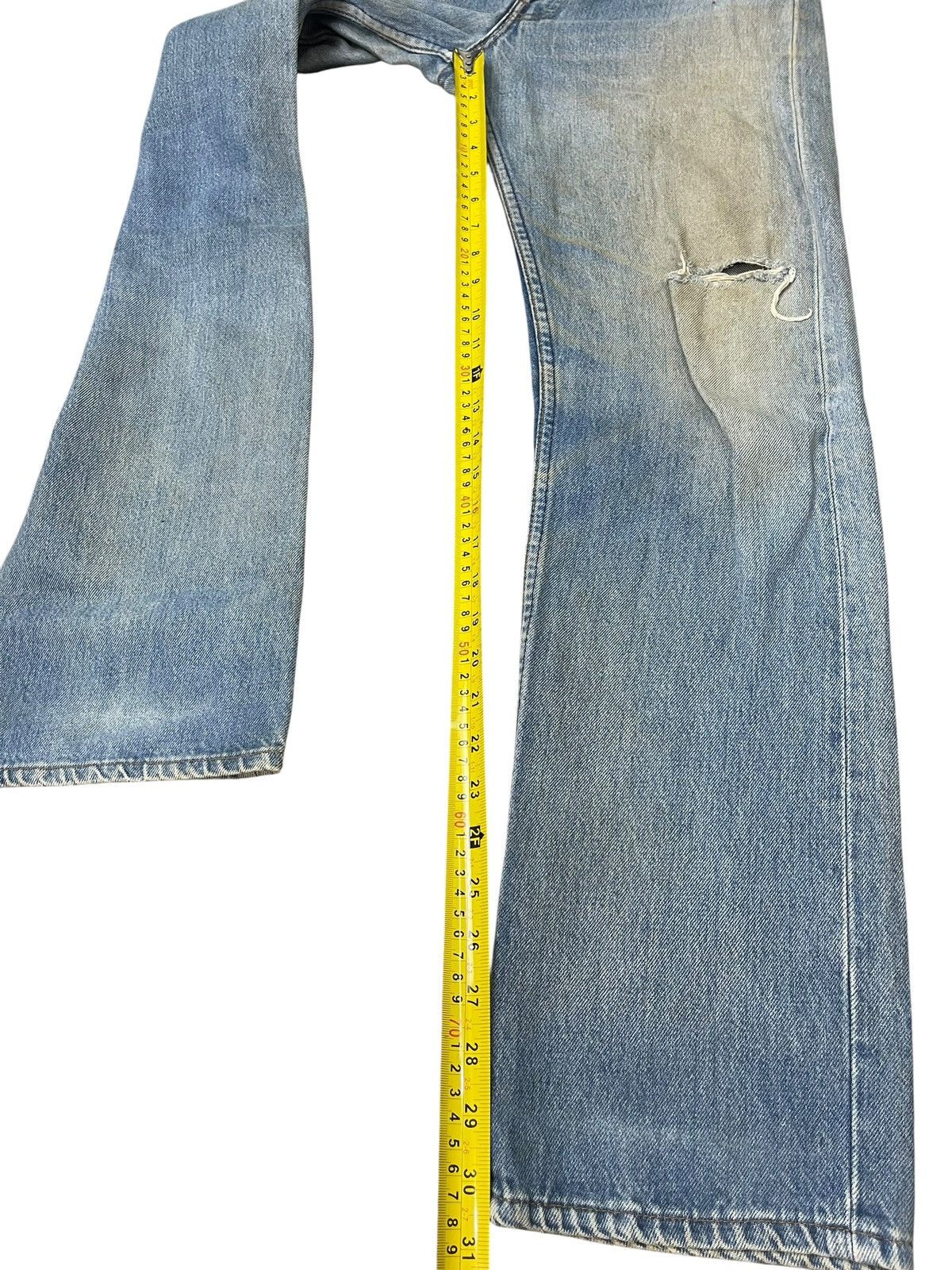 Levi's Vintage Levi’s 501 Distressed Jeans Straight Cut Size US 29 - 9 Thumbnail