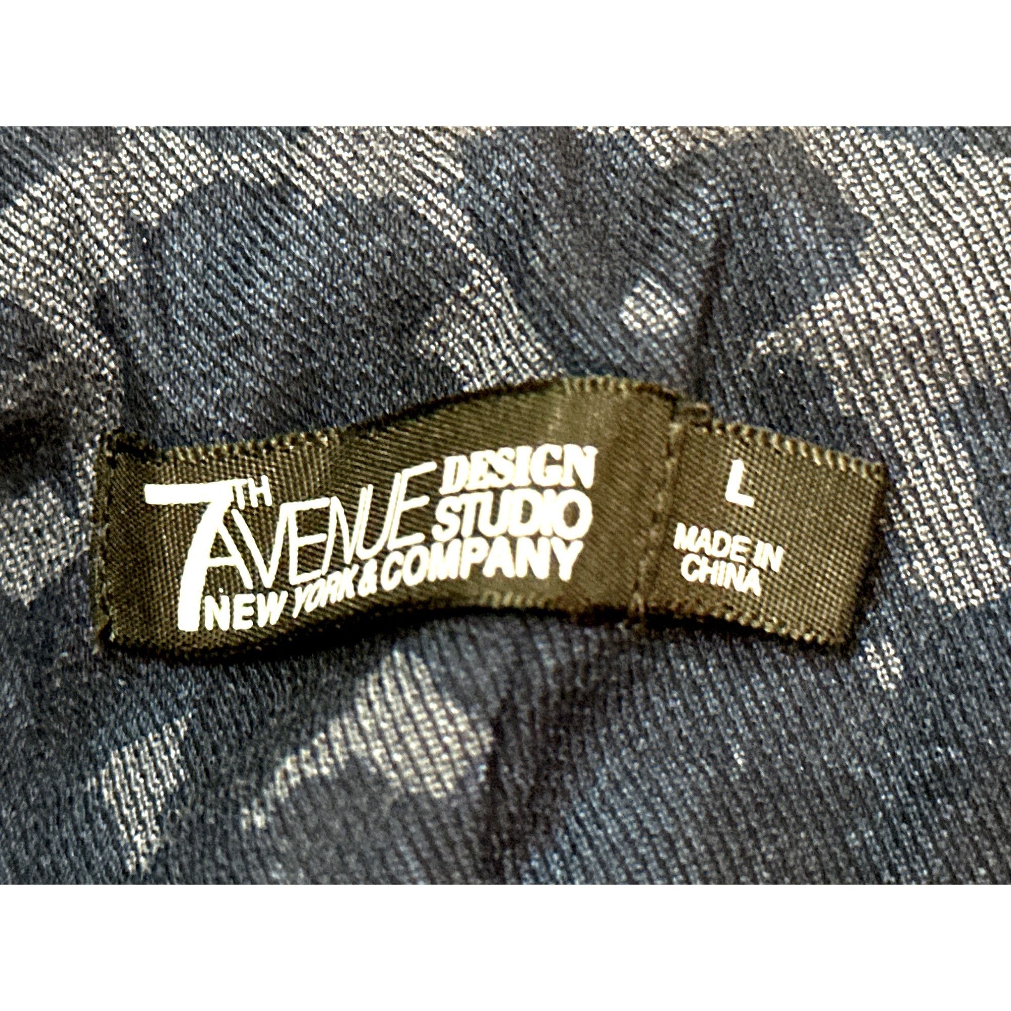 Other 7th Avenue Design Studio LG Floral Print Blue Tapered Sleek Size 30" / US 8 / IT 44 - 5 Thumbnail