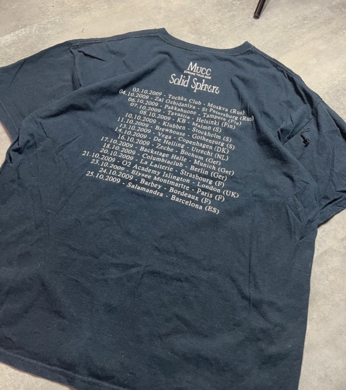Gildan MUCC Solid Sphere Europe Tour 2009 T Shirt XL Size US XL / EU 56 / 4 - 2 Thumbnail