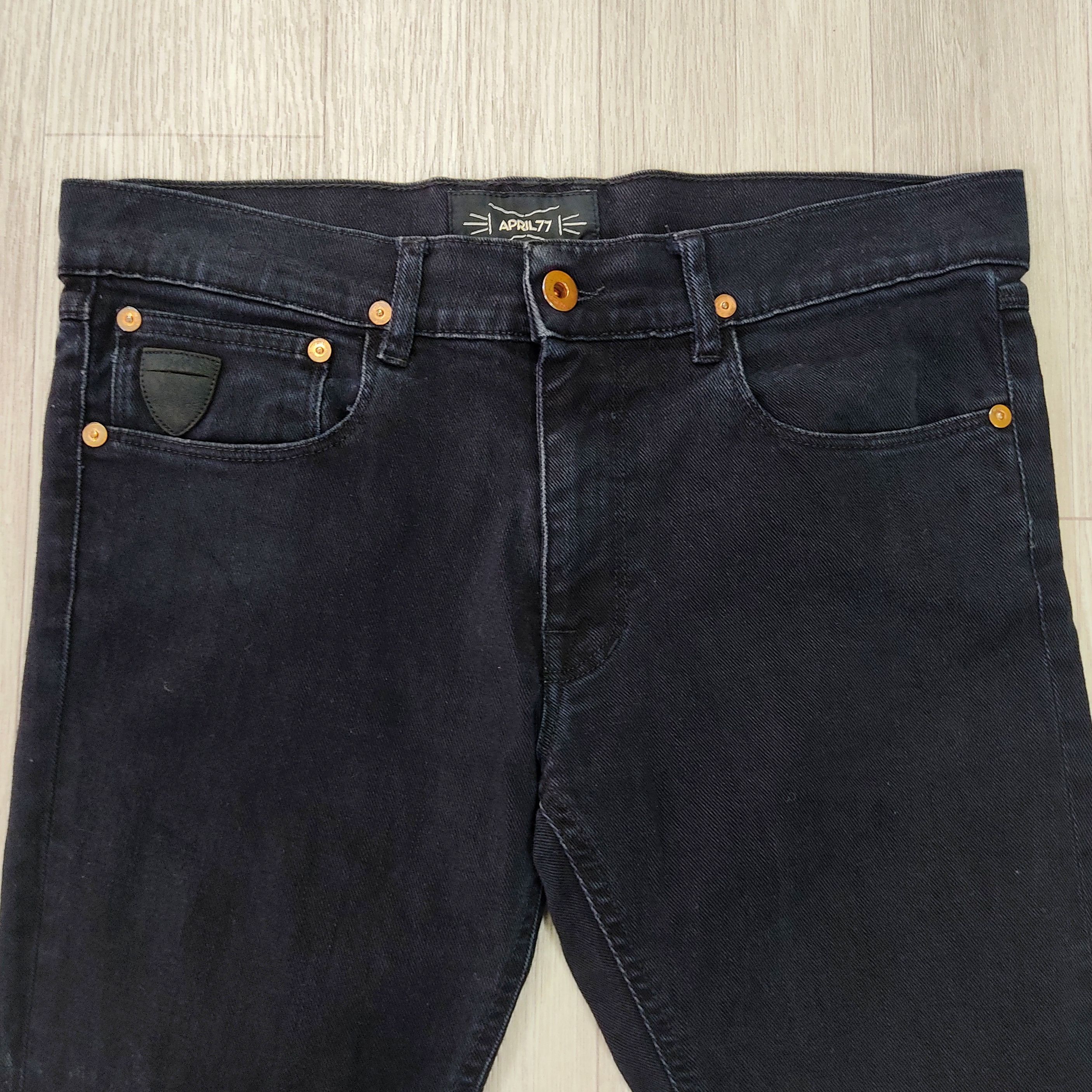 April 77 April 77 Joey Super Black 3 Quarter Denim Pants Size US 31 - 5 Thumbnail