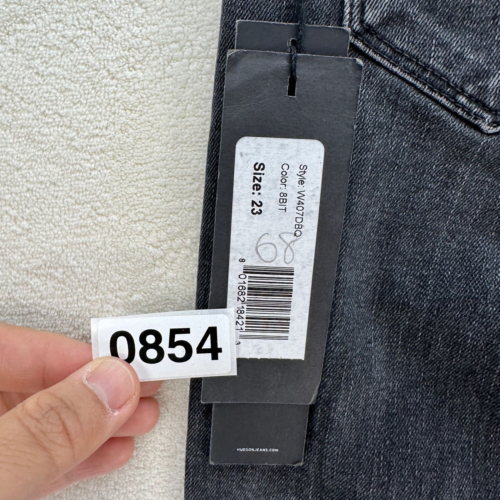 Hudson HUDSON WOMEN'S 23 KRISTA SUPER SKINNY REVERIE DENIM VINTAGE Size 23" - 5 Thumbnail