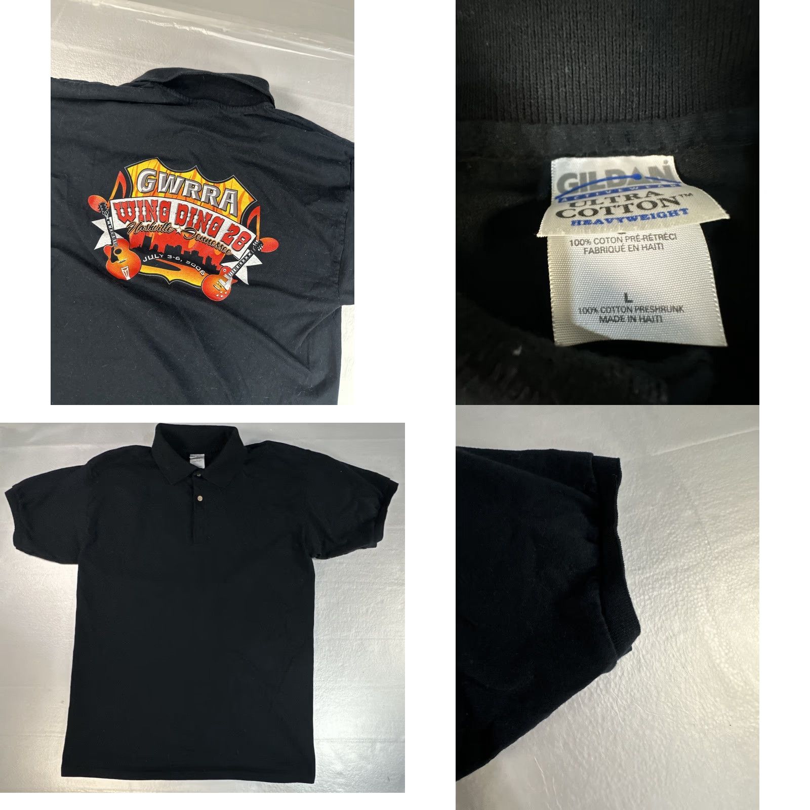 Vintage VTG GWRRA Shirt Mens Large Black Wing Ding 28 00s Nashville Tennessee Event T-Shirt Size US L / EU 52-54 / 3 - 8 Thumbnail