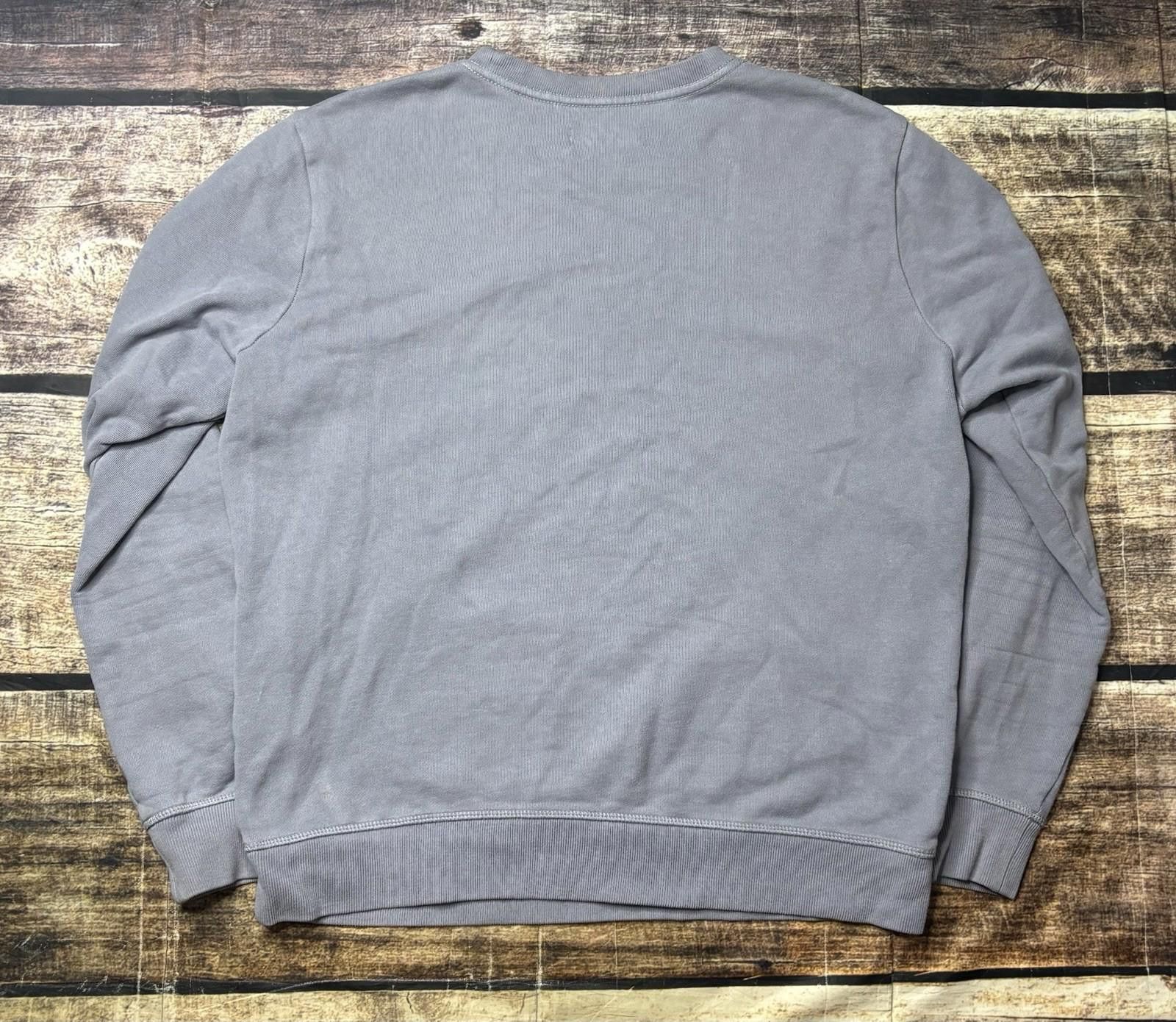 Allsaints All Saints Sweatshirt Mens Small Cotton Pullover Gray Size US S / EU 44-46 / 1 - 3 Thumbnail