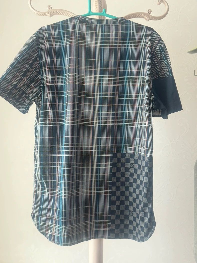 Louis Vuitton LOUIS VUITTON Patchwork plaid short sleeves 2501-Nextarrow Size US M / EU 48-50 / 2 - 2 Thumbnail