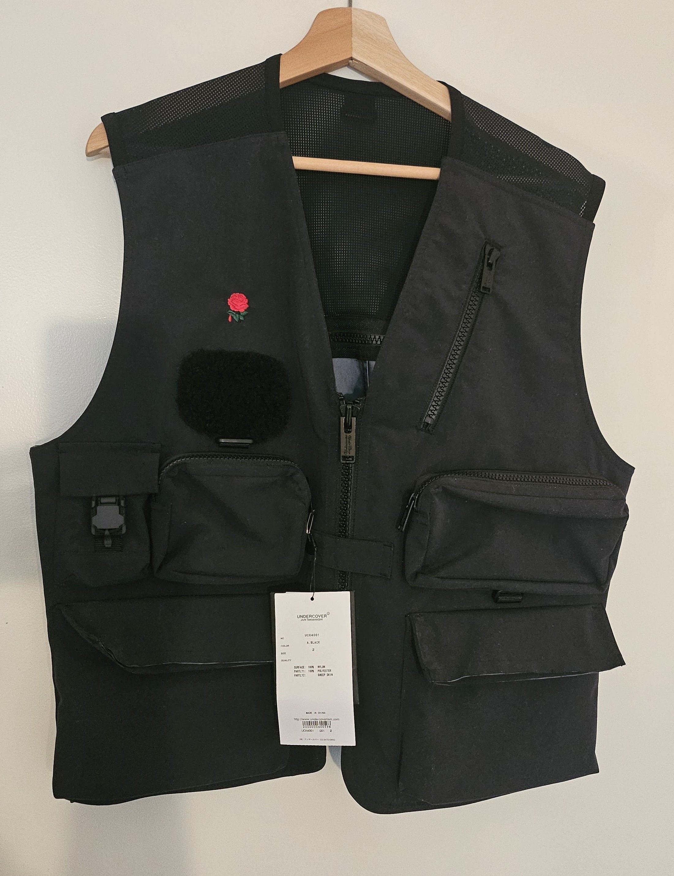 image of Undercover Fishing Vest in Black, Men's (Size Medium)
