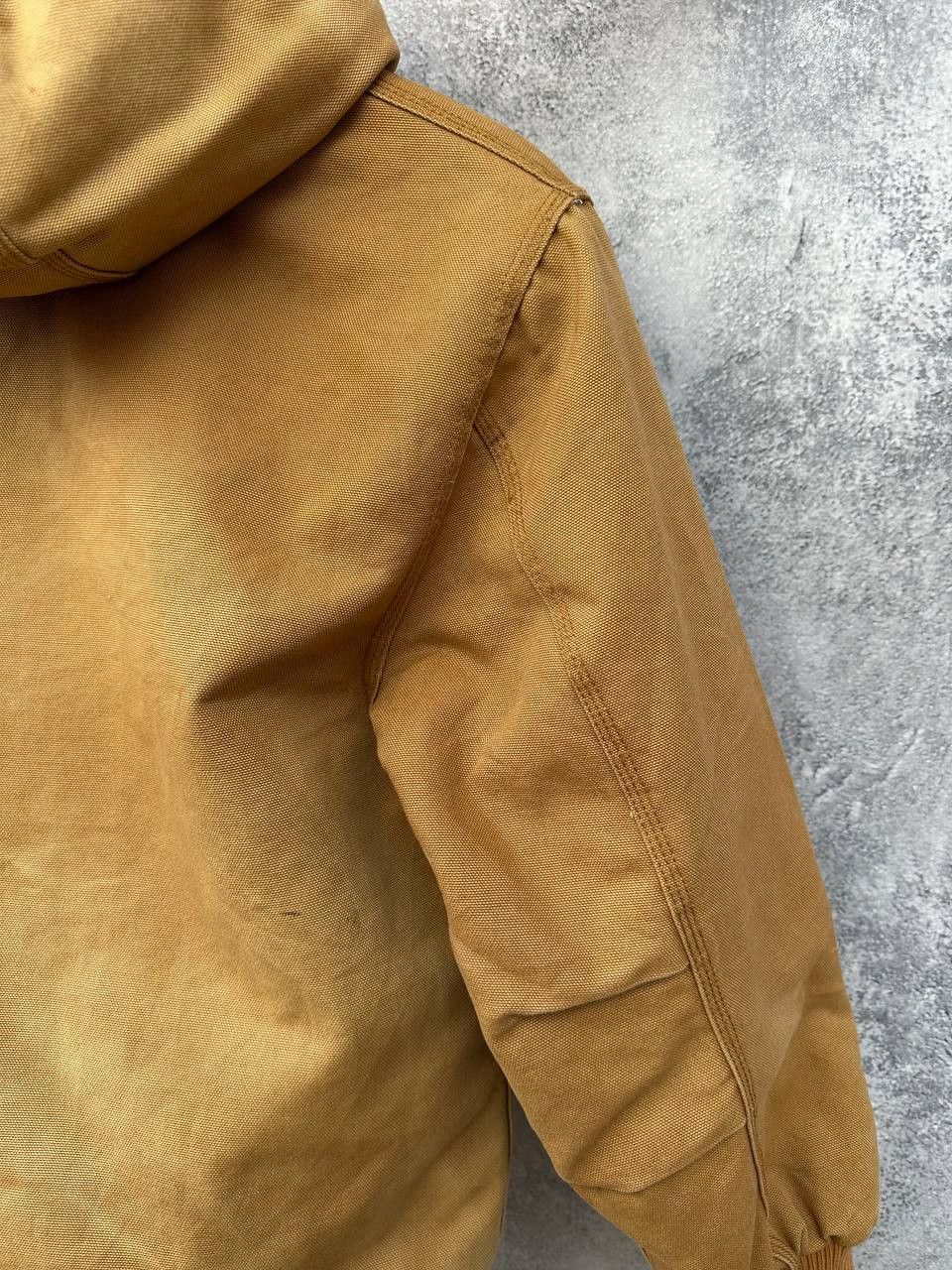 Carhartt × Vintage Carhartt Detroit Vintage Beige Jacket Bomber Y2K Long Sleeve Size XS / US 0-2 / IT 36-38 - 11 Thumbnail