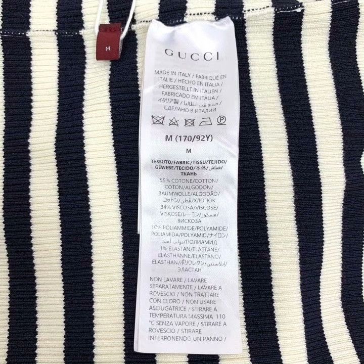 Gucci Gucci Colorblock Logo Stripe Cotton Sweater Size US M / EU 48-50 / 2 - 7 Thumbnail