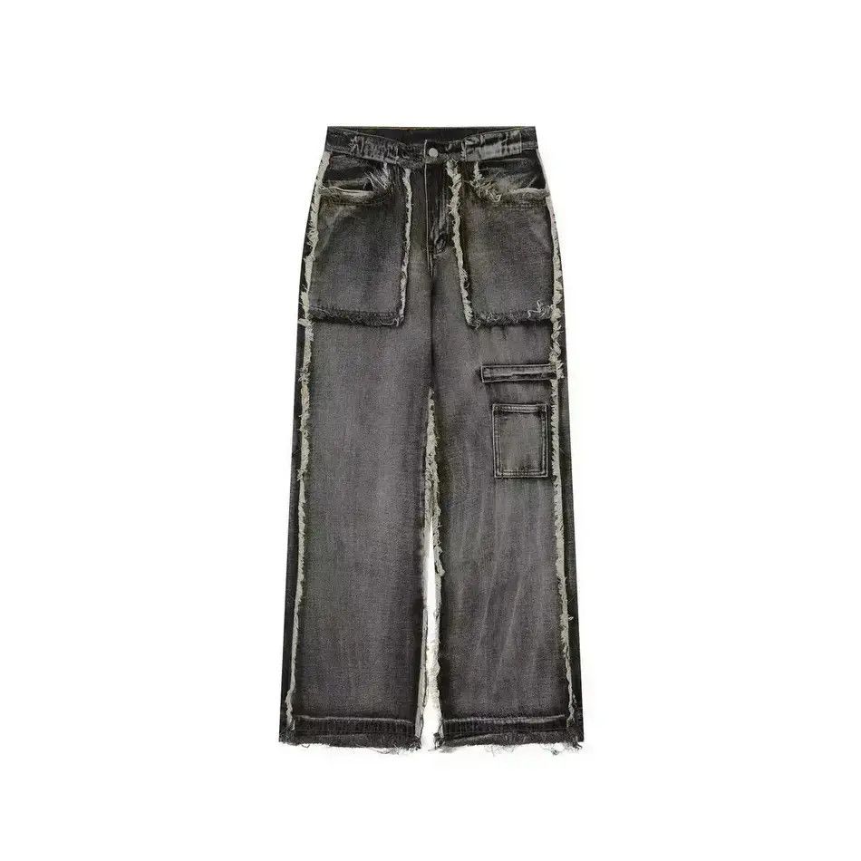 Japanese Brand Vintage patchwork baggy hip hop Y2K jeans Size US 30 / EU 46 - 6 Thumbnail