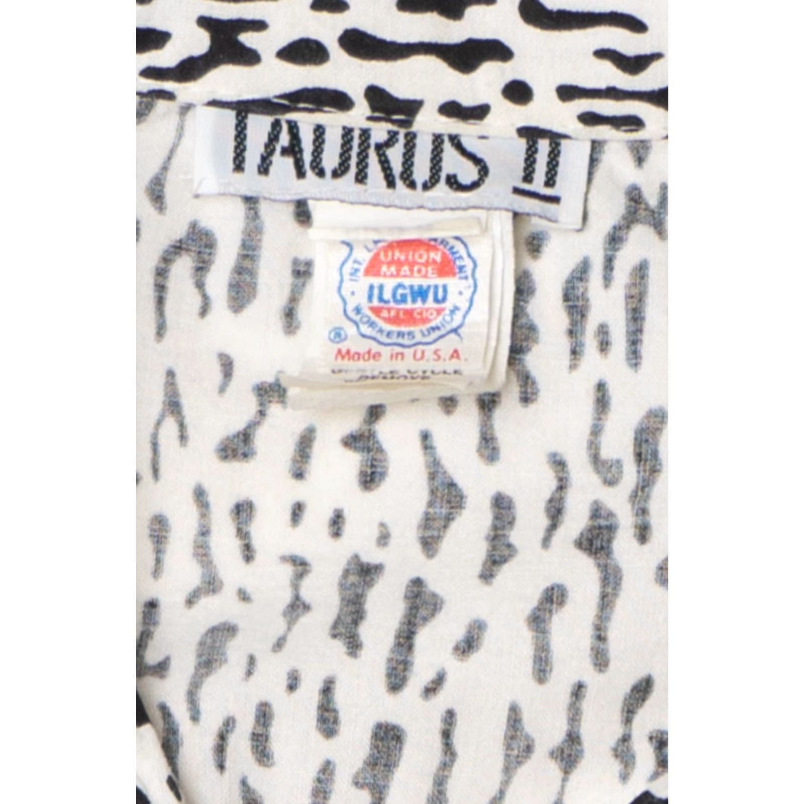 Vintage VINTAGE Taurus II White Midi Dress Medium Abstract Print 1980s Size M / US 6-8 / IT 42-44 - 6 Thumbnail