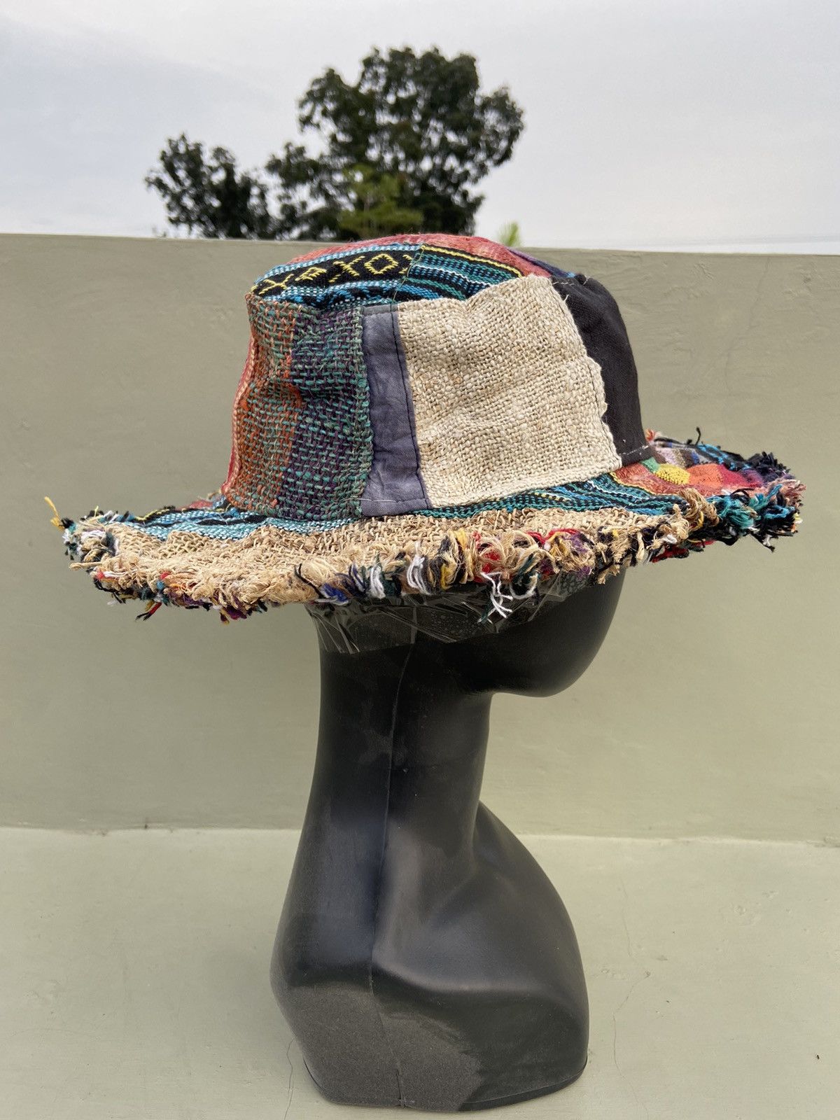 Japanese Brand jungle hat patchwork embroidery inspiration KAPITAL japan Size ONE SIZE - 2 Thumbnail