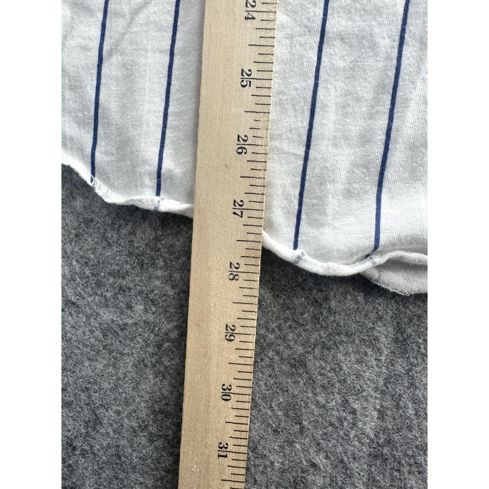 Other Pipefitters Local 562 Shirt Mens Large White Pinstripe Henley Raglan 3/4 Sleeve Size US L / EU 52-54 / 3 - 4 Thumbnail