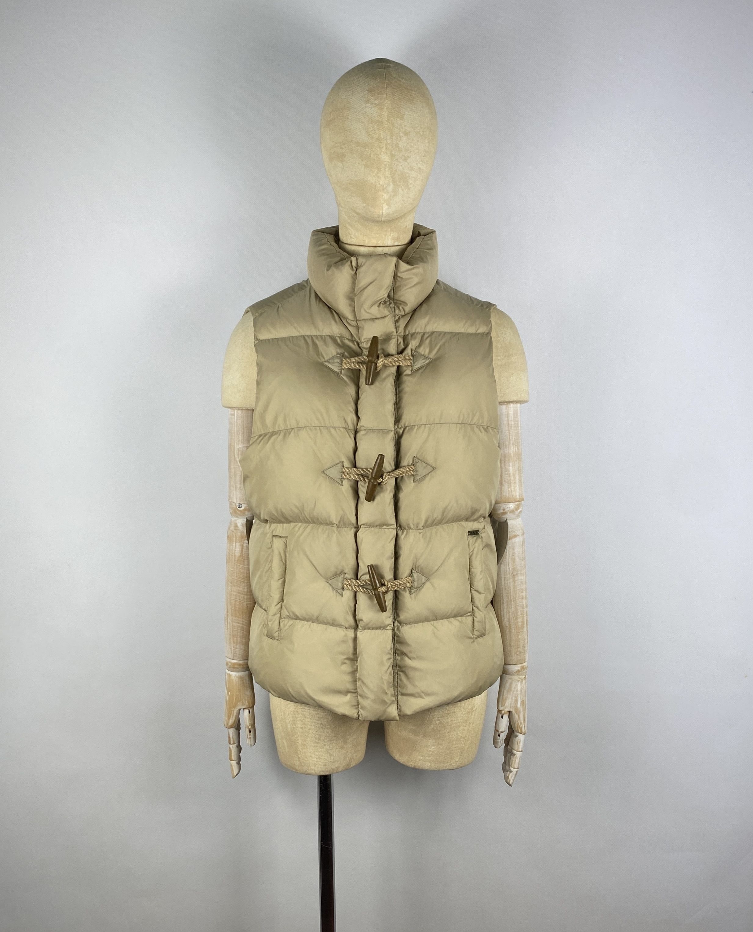 Women`s Denim&Supply Ralph Lauren Puffer Down Beige Vest