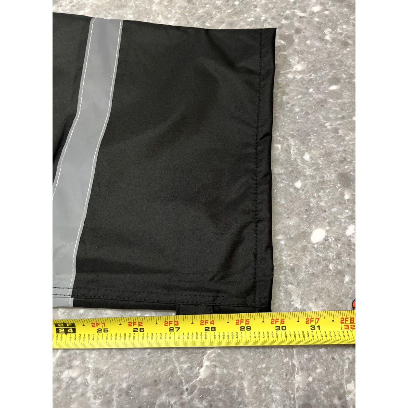 Vintage Saphirose Rain Pants Mens XL Black High Visibility Reflective Work Lightweight Pants Size US 36 / EU 52 - 6 Thumbnail