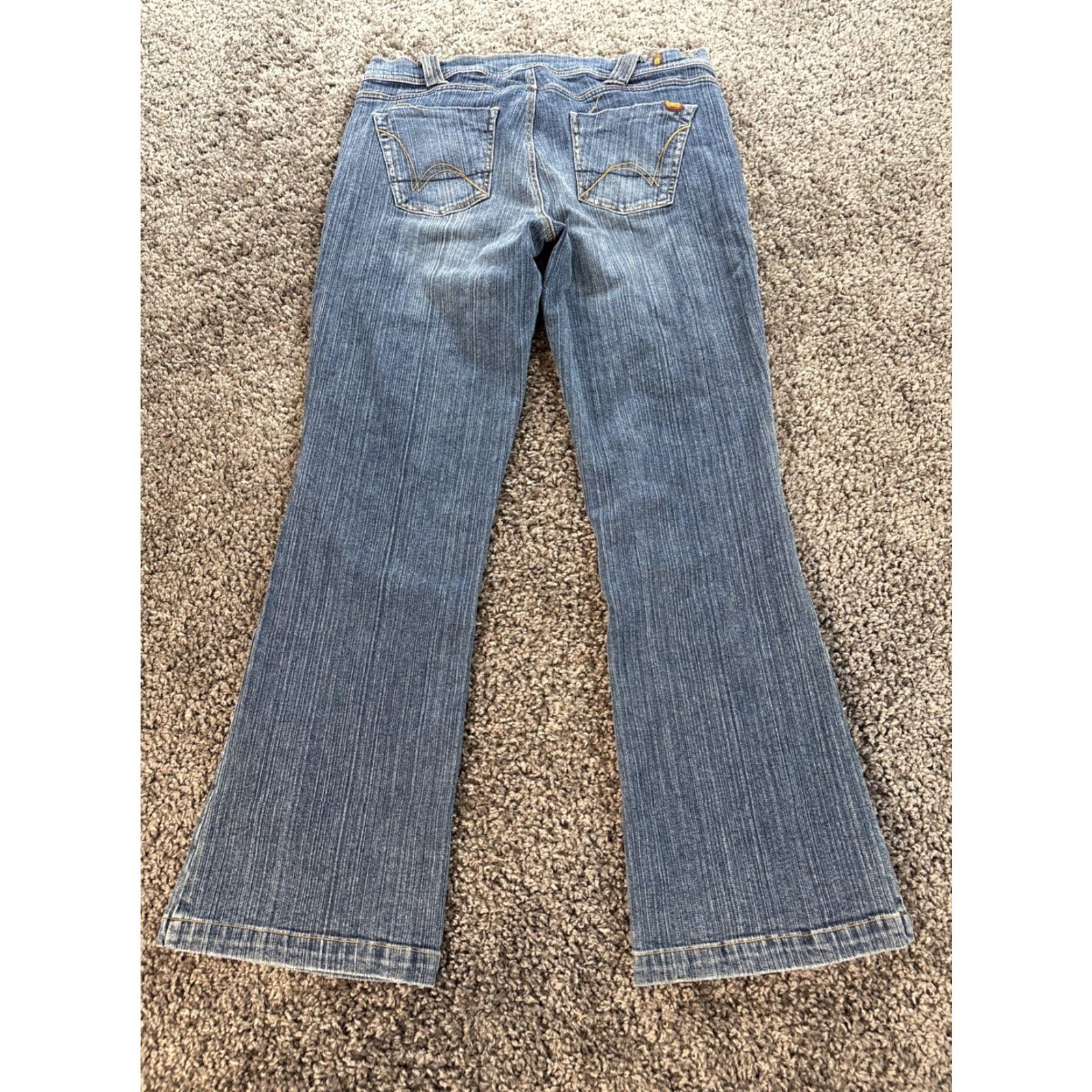 Vintage VINTAGE Bongo Jeans Bootcut 34 34x30 Med Wash Pockets Blue Denim Womens Size 24" / US 00 / IT 34 - 7 Thumbnail