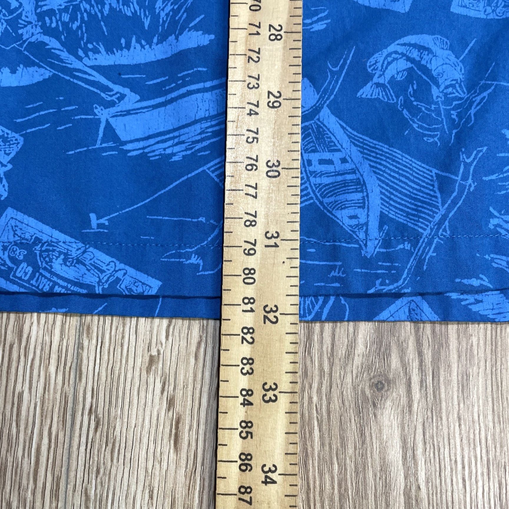 Vintage Columbia Shirt Adult XL Blue Boats And Fishermen Button-Up Short Sleeve Collared Outdoor Casual Mens Size US XL / EU 56 / 4 - 4 Thumbnail