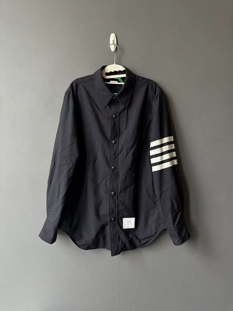Thom Browne Thom Browne size1 A wool cardigan jacket Size US S / EU 44-46 / 1 - 1 Thumbnail