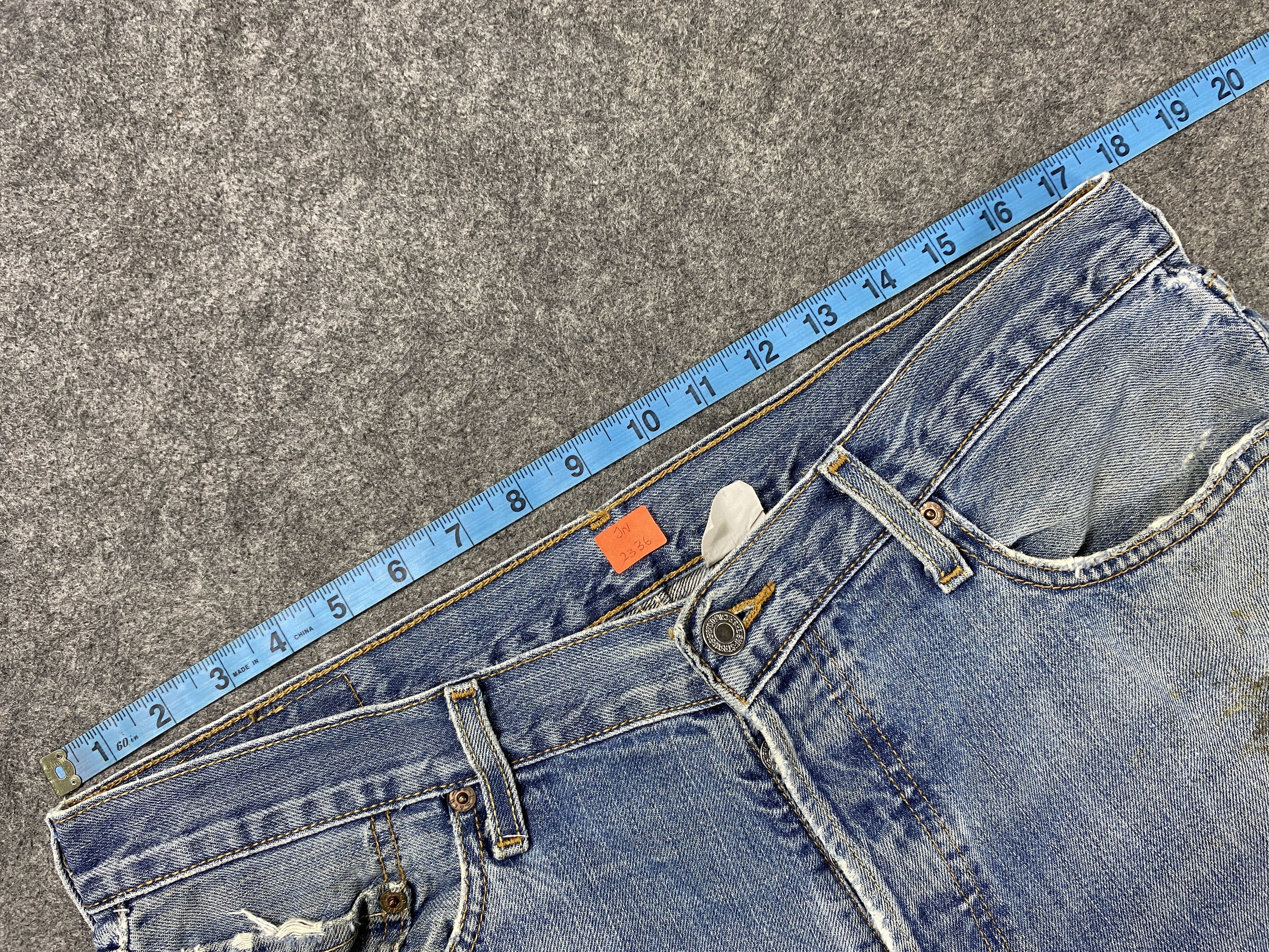 Levi's Distressed Blue Vintage Levi's 501 35x29.5 Denim -JN2336 Size US 35 - 5 Thumbnail