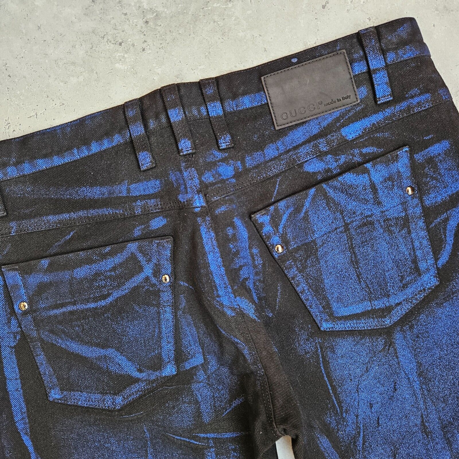 Gucci Vintage Gucci Y2K Denim Jeans Size 32" / US 10 / IT 46 - 7 Thumbnail