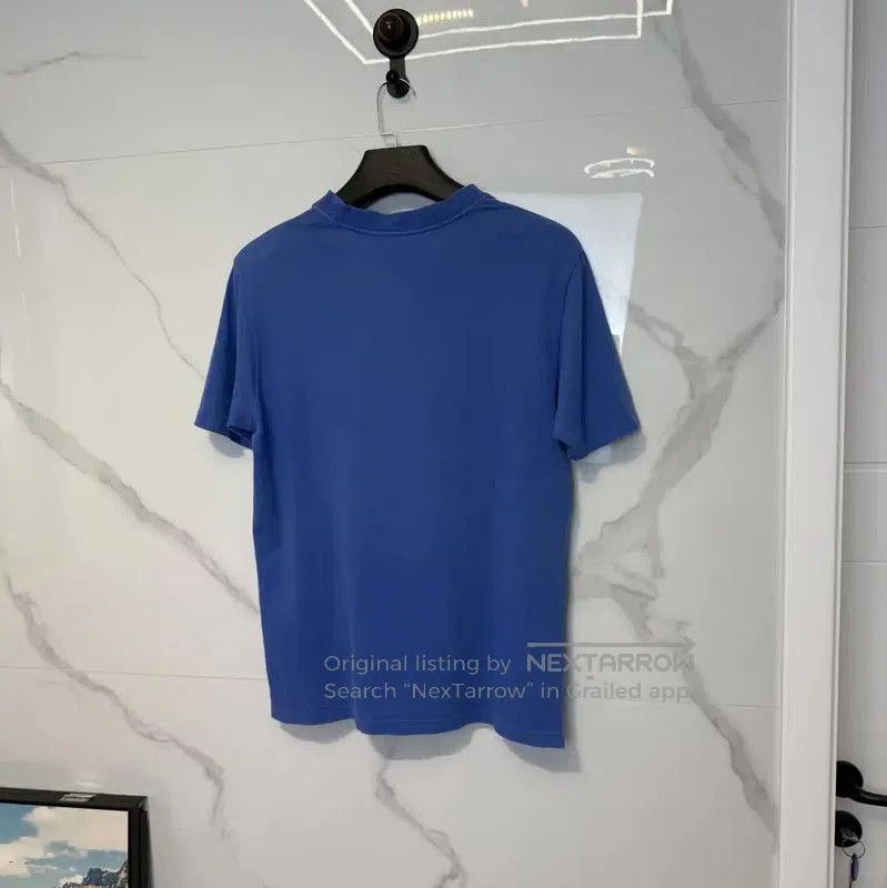 Burberry Burberry Logo Blue Cotton Short Sleeve T-Shirt. Size US S / EU 44-46 / 1 - 2 Thumbnail