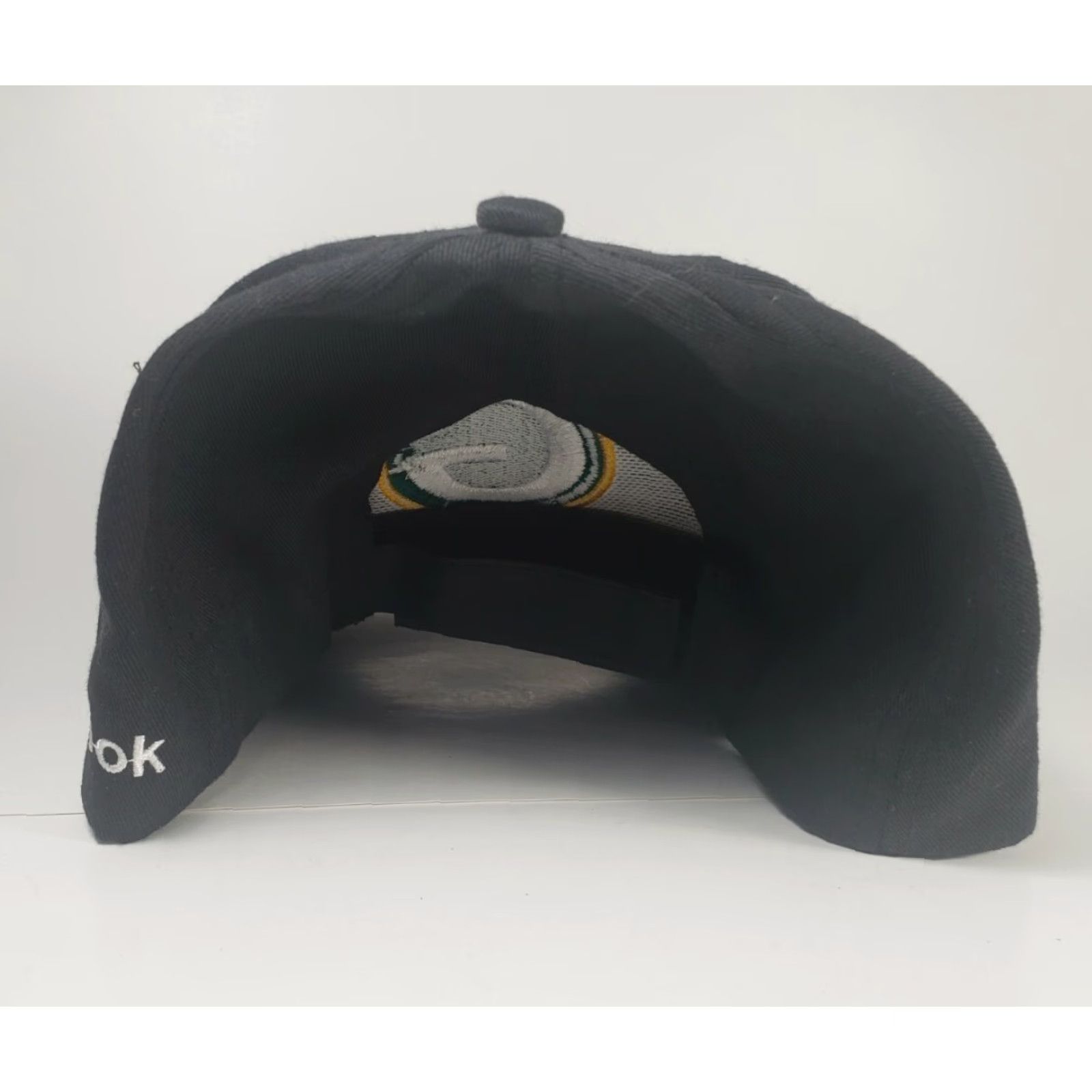 NFL NFL Black Green Bay Packers Baseball Cap Hat Reebok Cap Size ONE SIZE - 4 Thumbnail