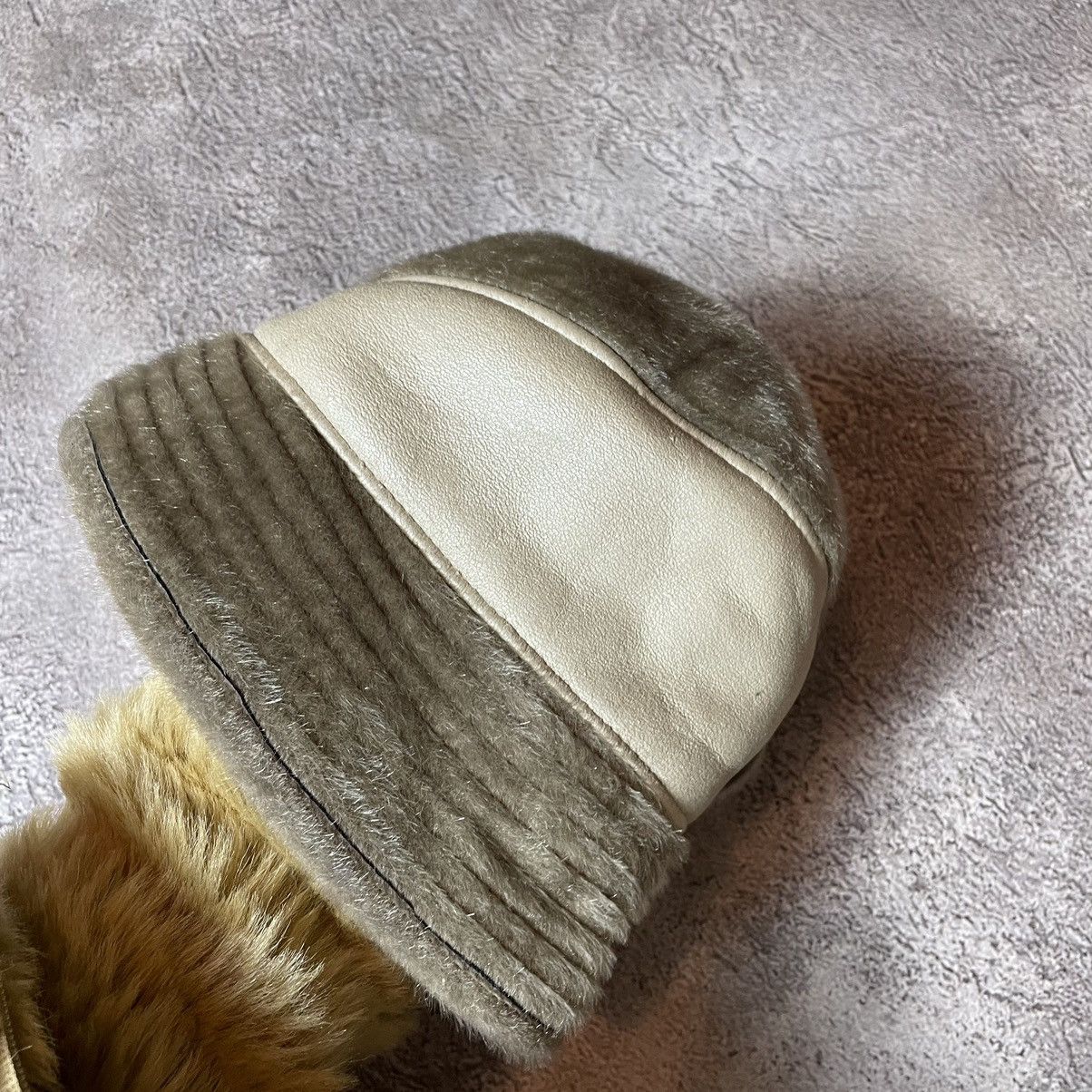 If Six Was Nine Vintage 90s Alt Beanie Mohair Ushanka Faux American VTg Size ONE SIZE - 3 Thumbnail