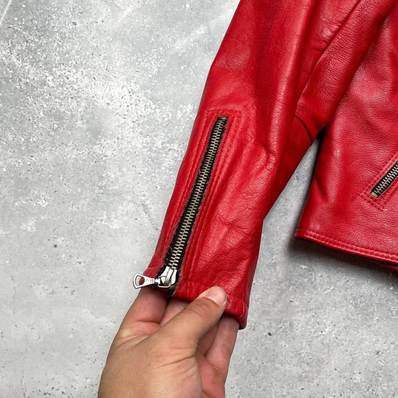 Vintage Vintage 70s 80s Furygan Motorcycle Leather Jacket Women’s 42 Size M / US 6-8 / IT 42-44 - 12 Thumbnail