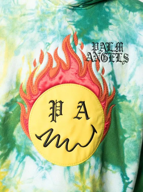 Palm Angels o1y0325 Logo Hoodie in Multicolor Size US XXS / EU 40 - 2 Thumbnail