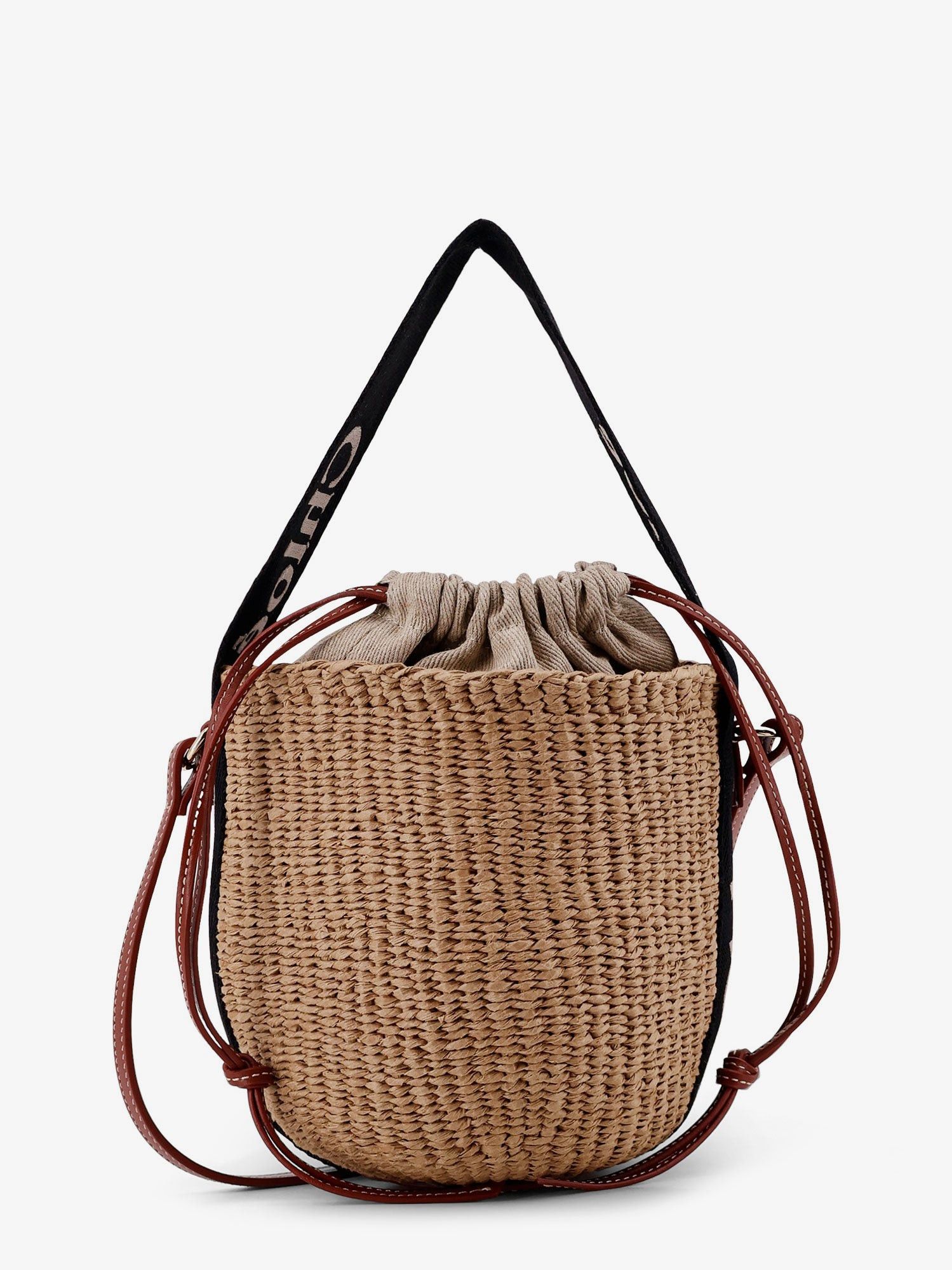 Chloe Woody Raffia Bucket Bag Size ONE SIZE - 1 Thumbnail