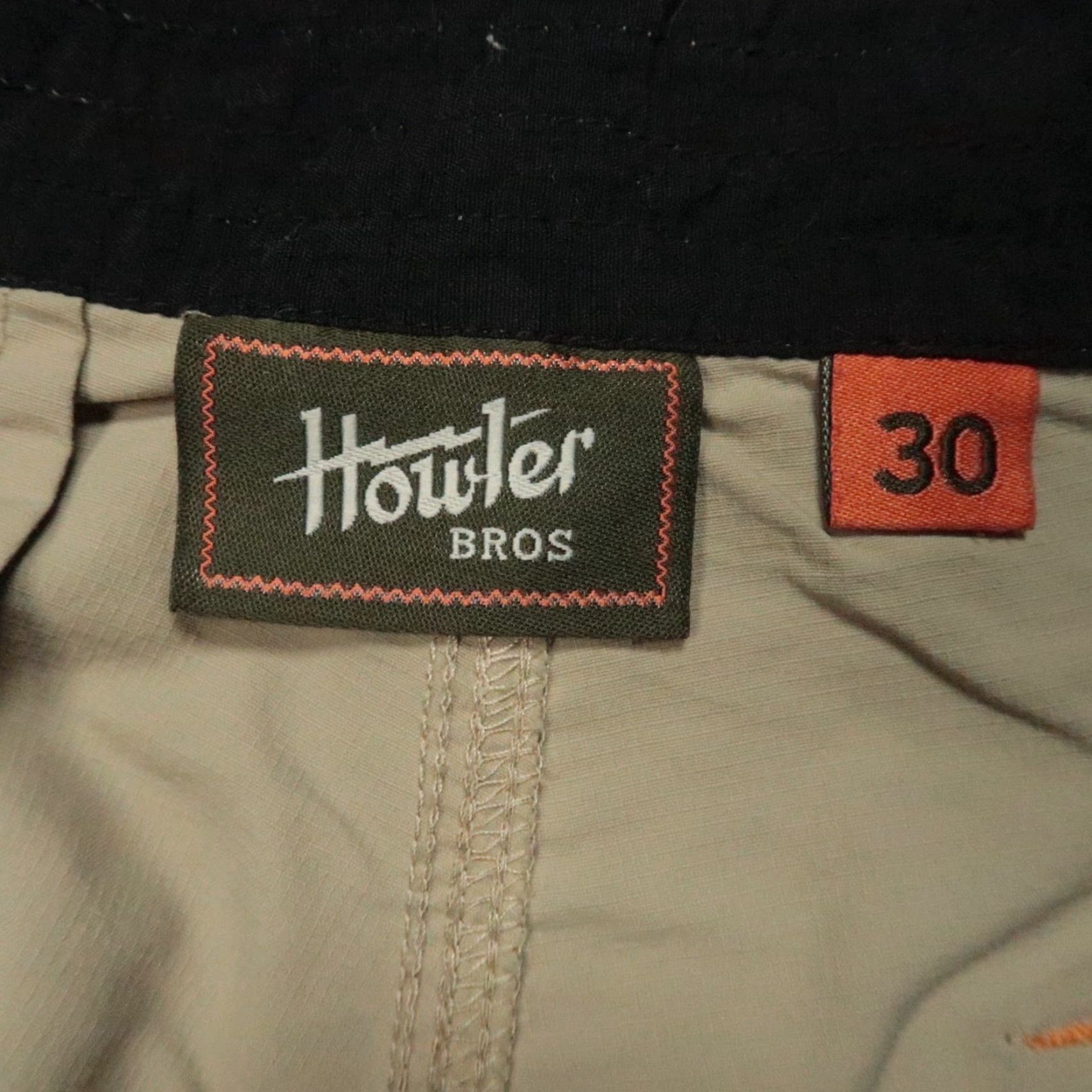 Howler Brothers Howler Bros Shorts Men 30 Khaki Tan Horizon Hybrid 2.0 Nylon Ripstop Zip Pocket Size US 30 / EU 46 - 2 Thumbnail