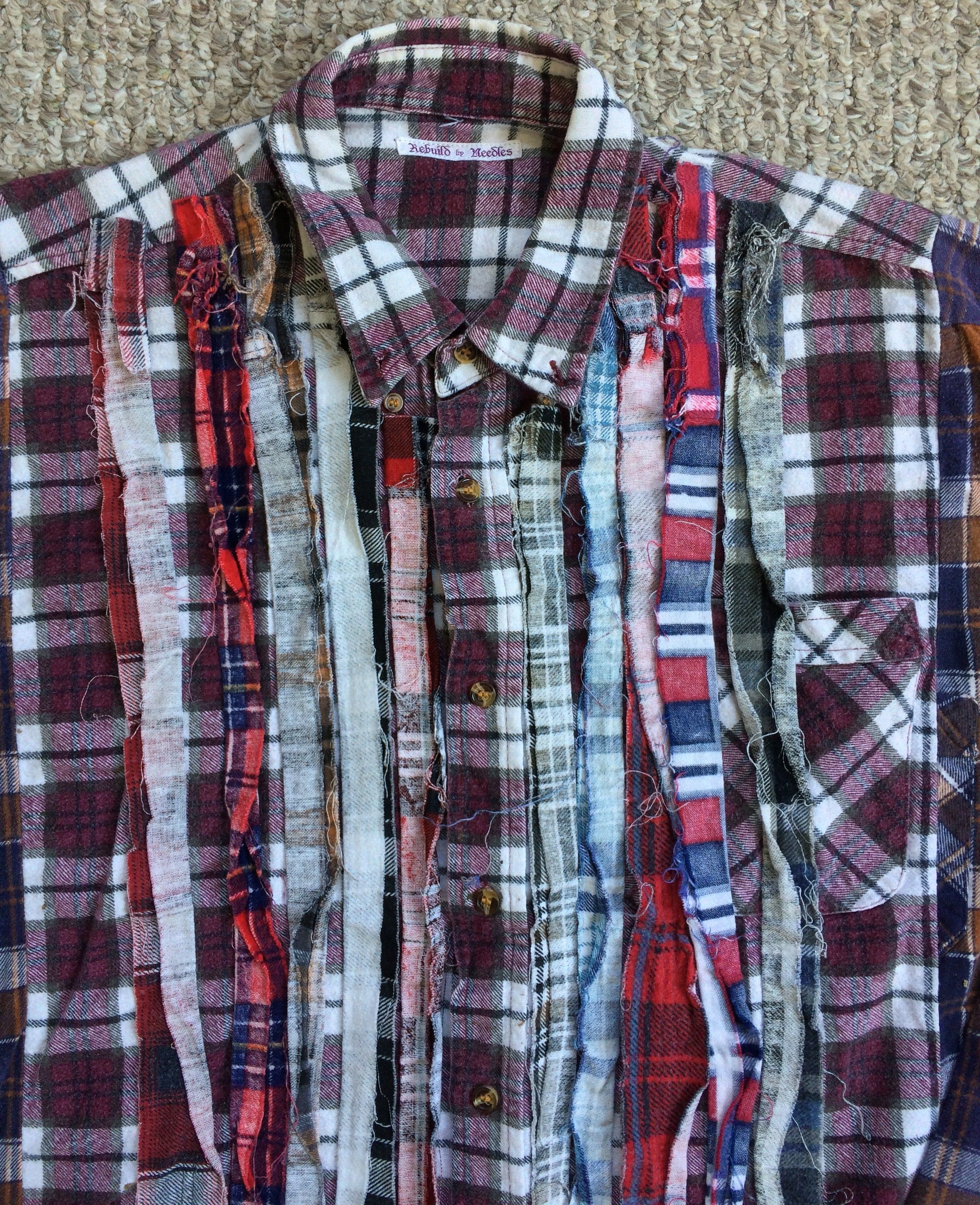 Needles Rebuild by Needles Wide Ribbon Cut Flannel Size US XL / EU 56 / 4 - 2 Thumbnail