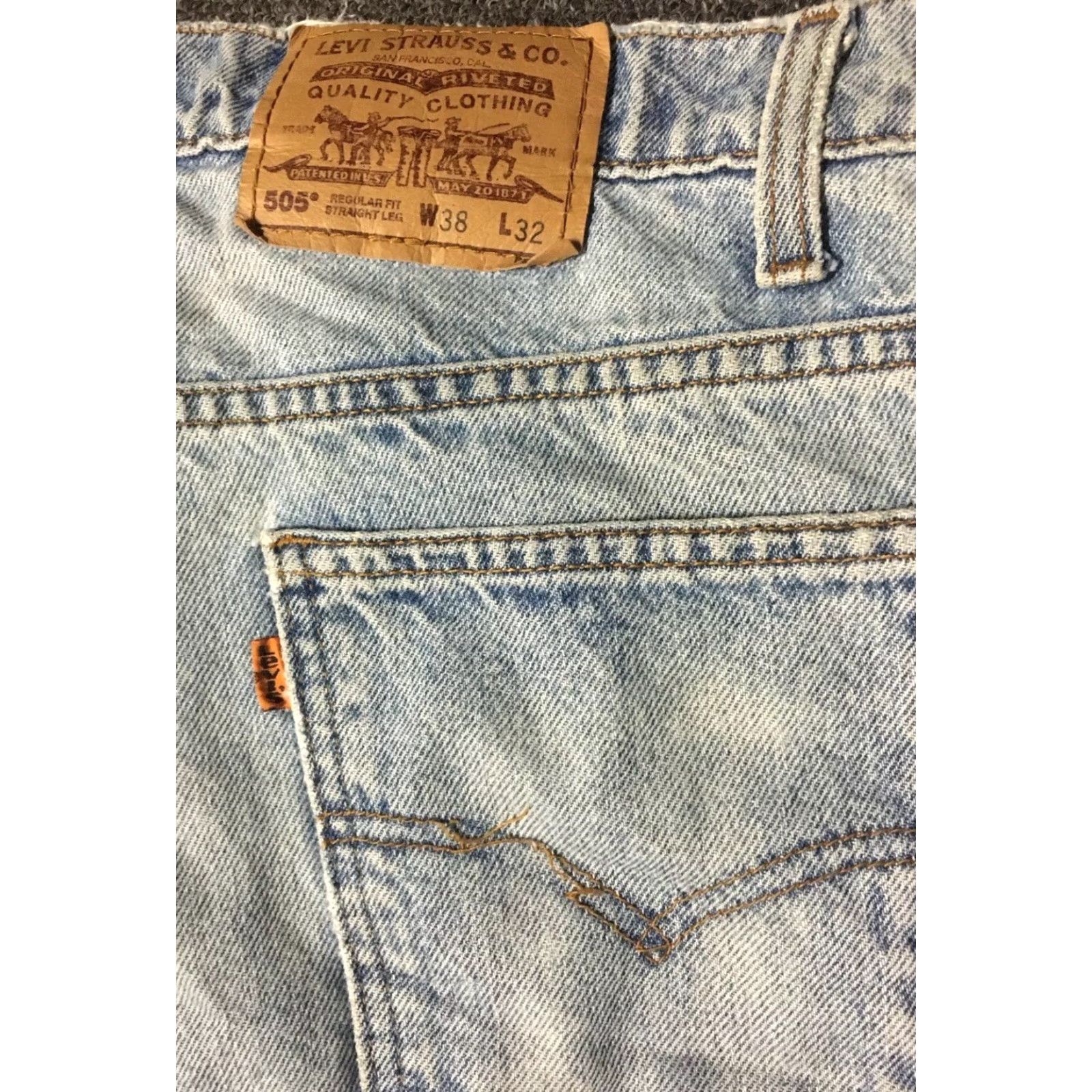 Levi's VINTAGE Levi’s 505 Jeans Shirt? Size US 38 / EU 54 - 3 Thumbnail