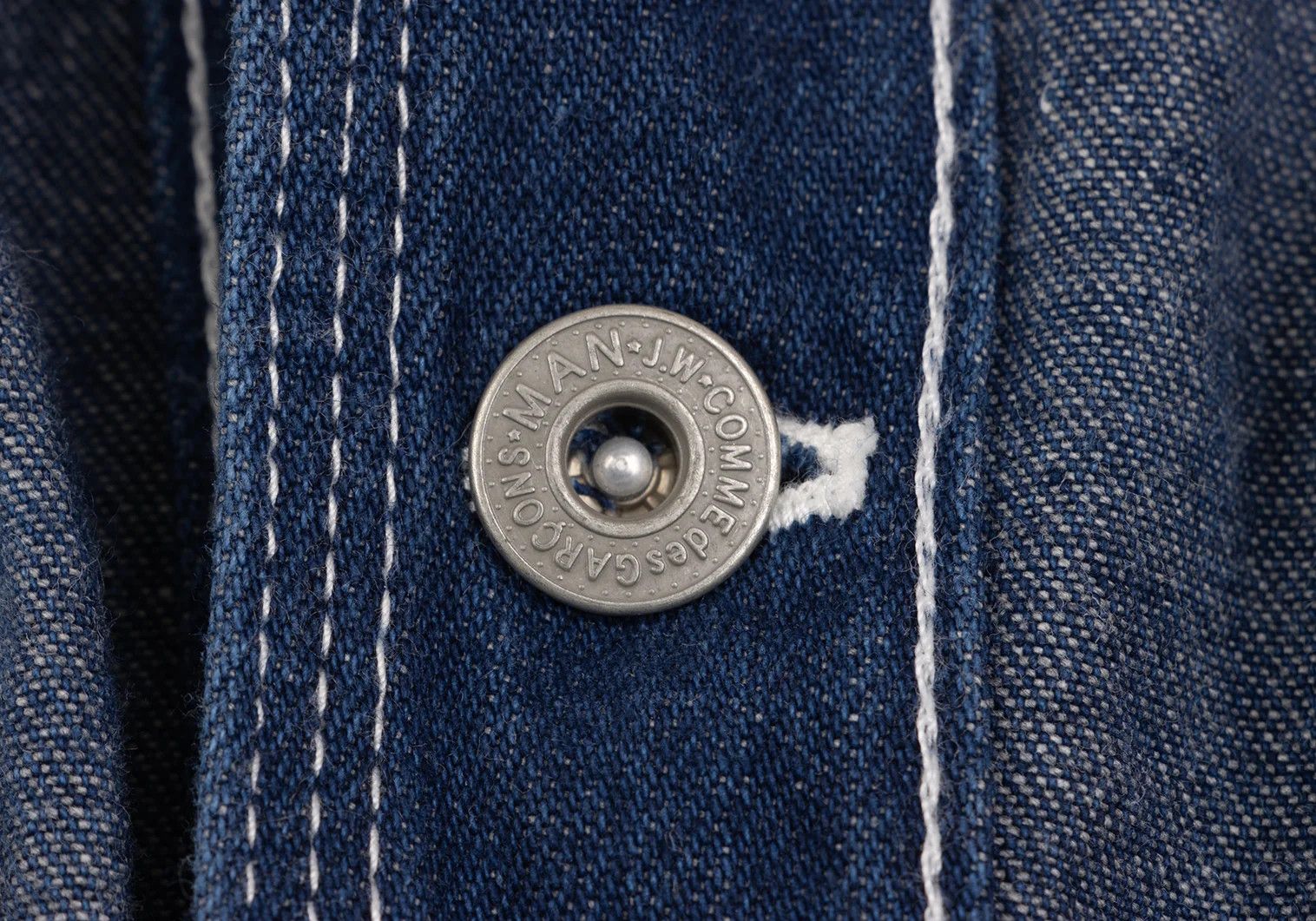 Junya Watanabe Reversible Patch Denim Jacket Indigo Blue SS Size US S / EU 44-46 / 1 - 12 Thumbnail