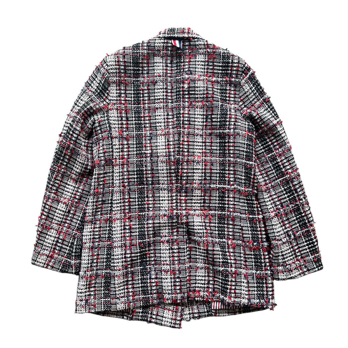 Thom Browne Thom Browne Red Prince of Wales Tweed Sack Blazer Size 36 Size US S / EU 44-46 / 1 - 5 Thumbnail