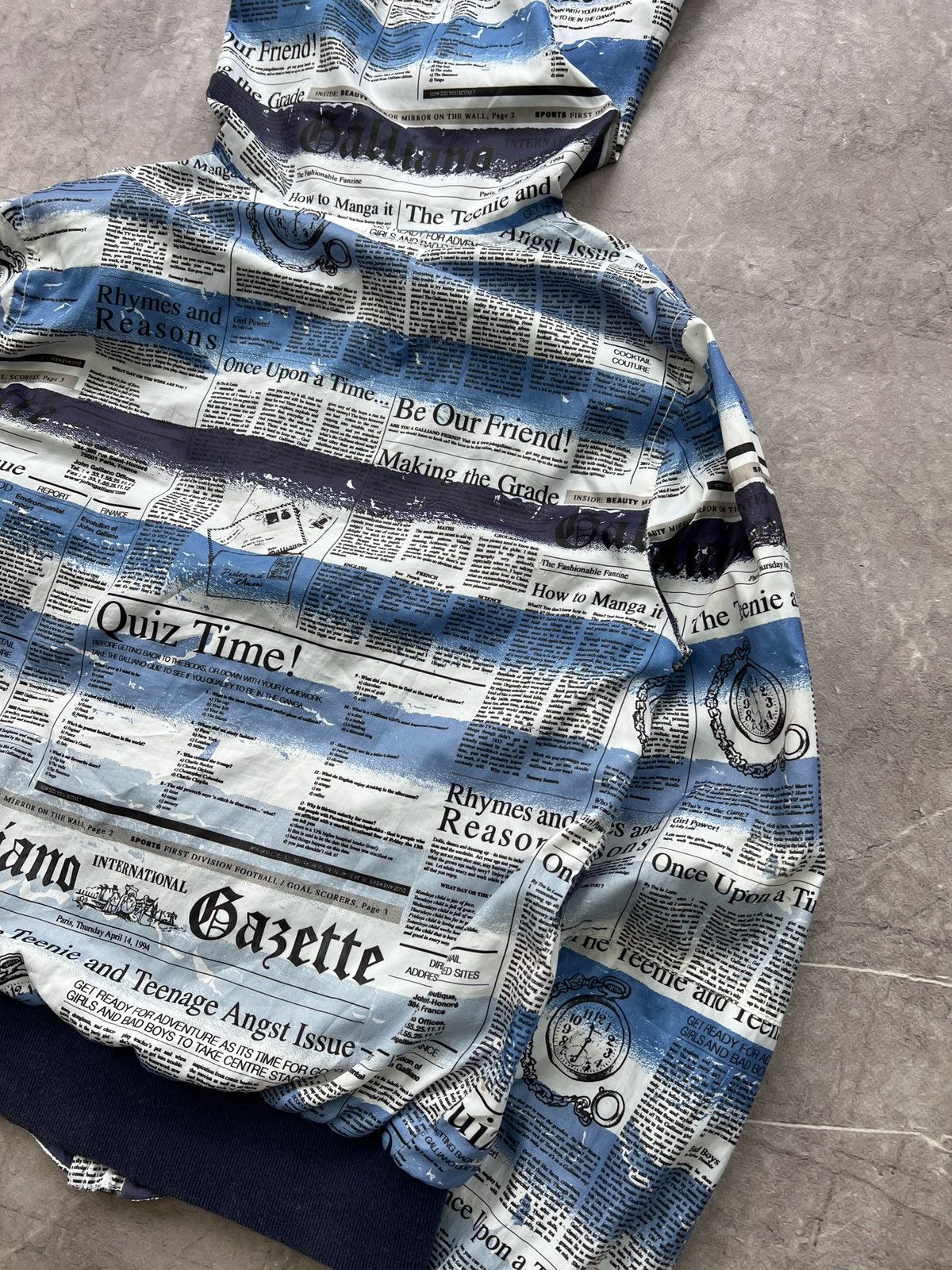 Designer × John Galliano VINTAGE RARE 90s gazette John Galliano nylon jacket Woman L Size L / US 10 / IT 46 - 17 Thumbnail