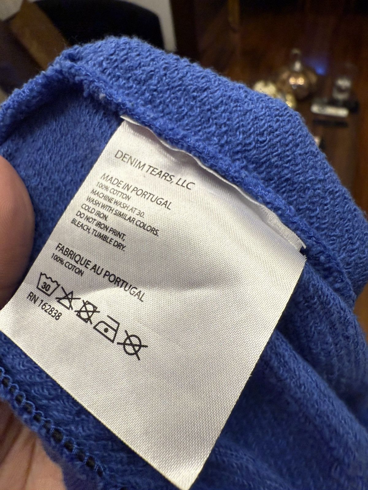 DENIM TEARS Denim Tears Wreath Sweatpants Blue Royal Size XL Size US 36 / EU 52 - 10 Thumbnail